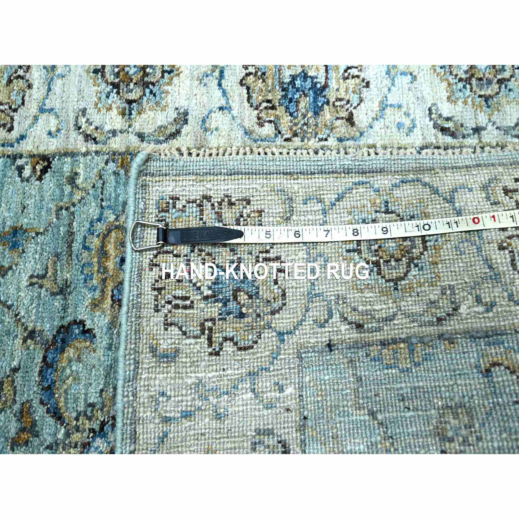 Oushak-And-Peshawar-Hand-Knotted-Rug-380575