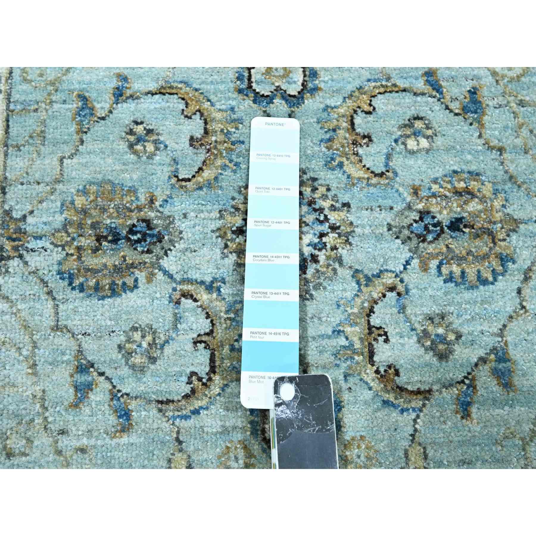 Oushak-And-Peshawar-Hand-Knotted-Rug-380580