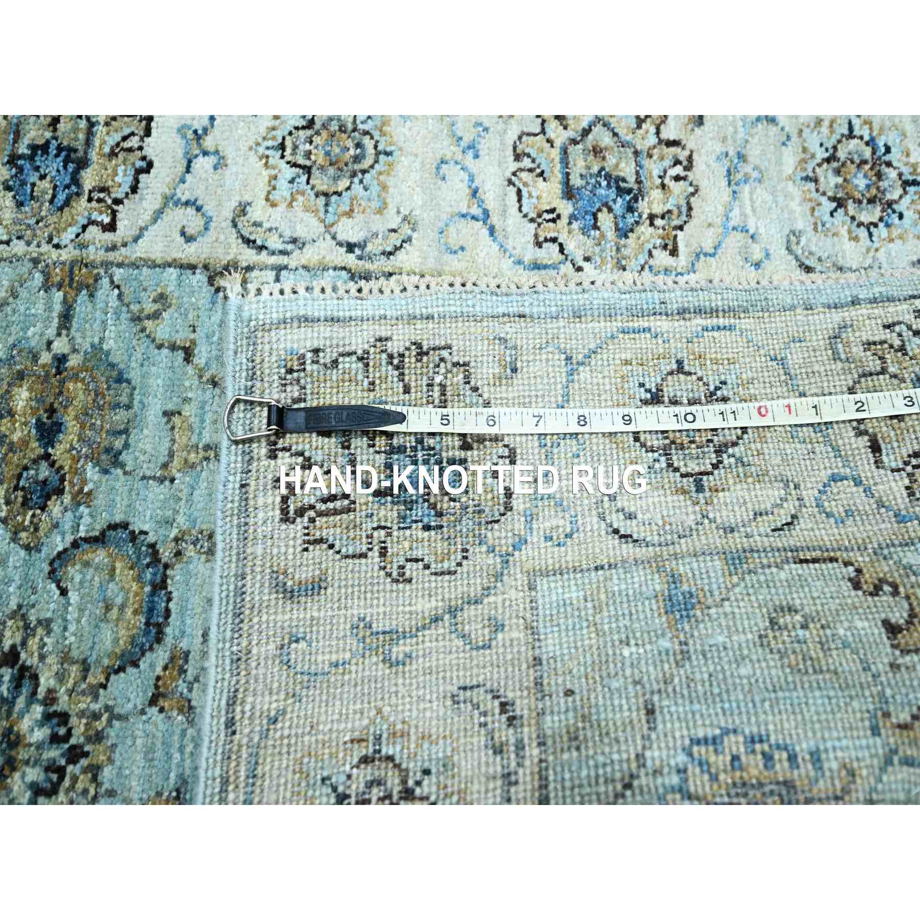 Oushak-And-Peshawar-Hand-Knotted-Rug-380580