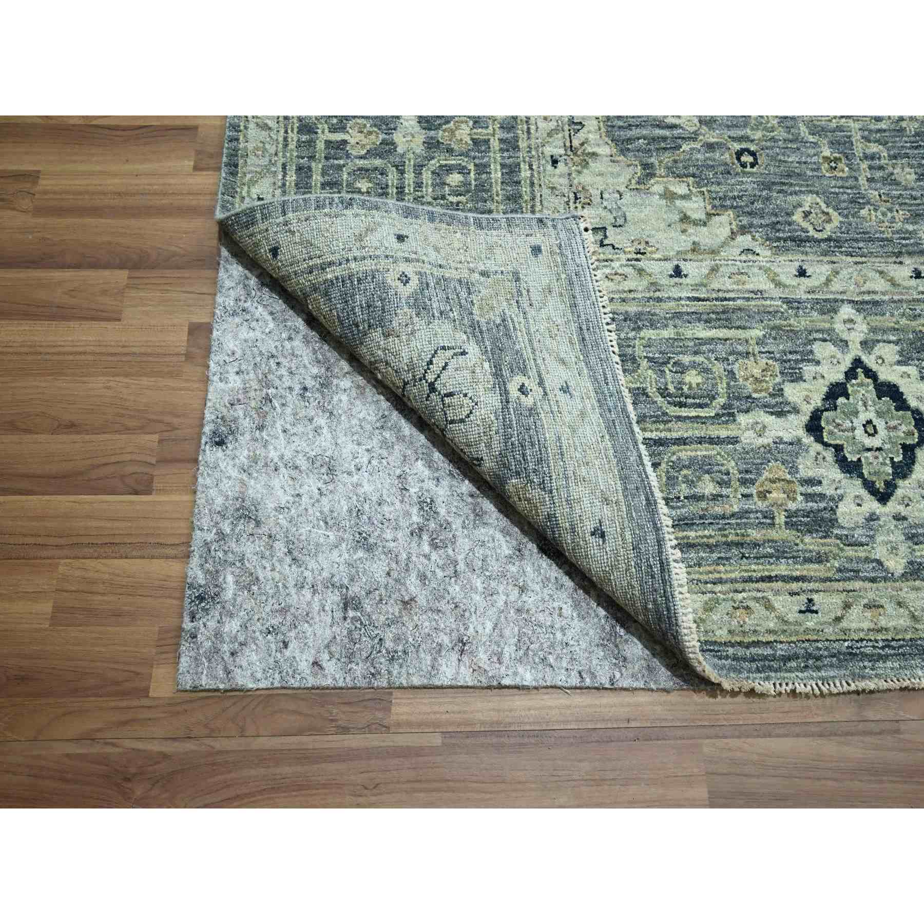 Oushak-And-Peshawar-Hand-Knotted-Rug-380585