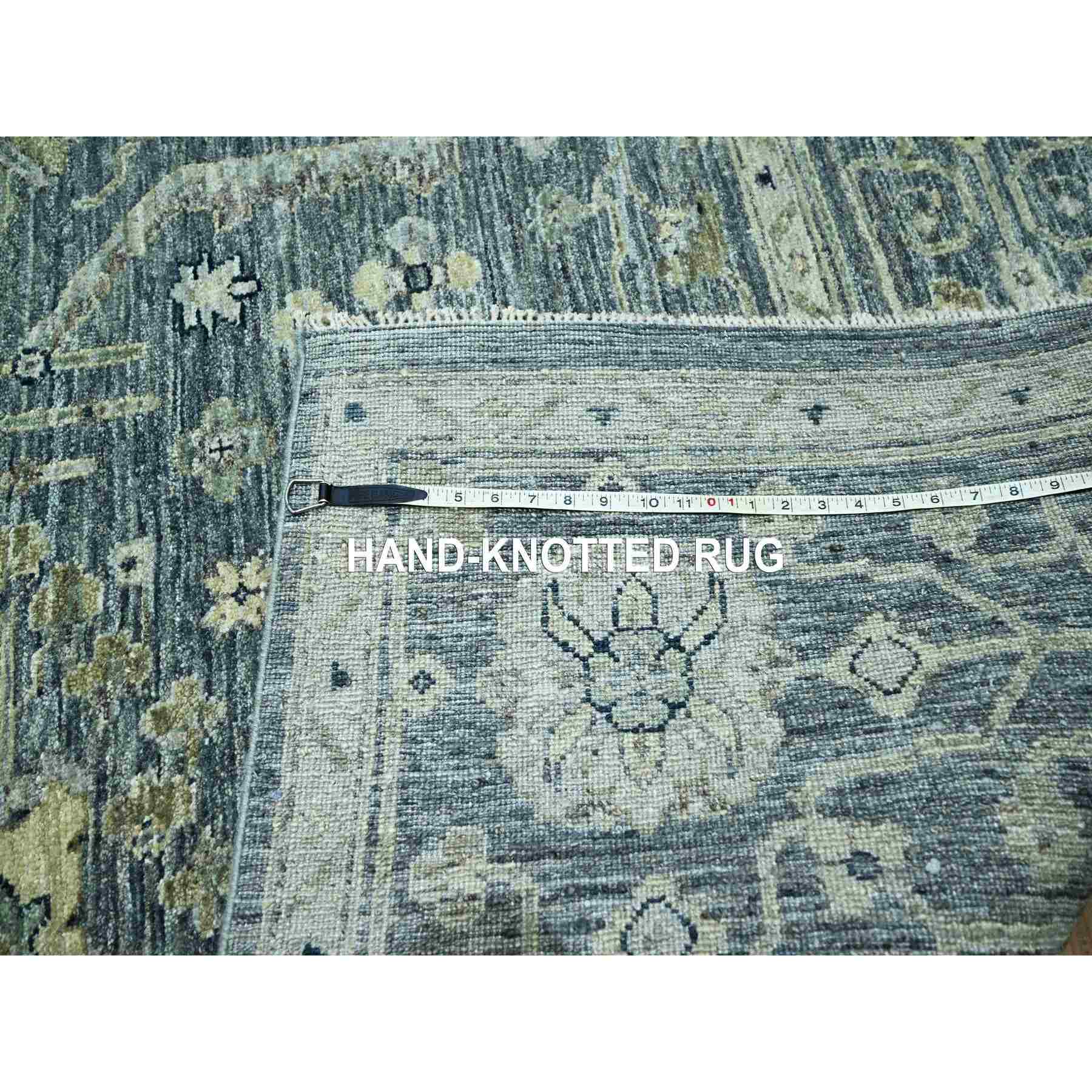 Oushak-And-Peshawar-Hand-Knotted-Rug-380585