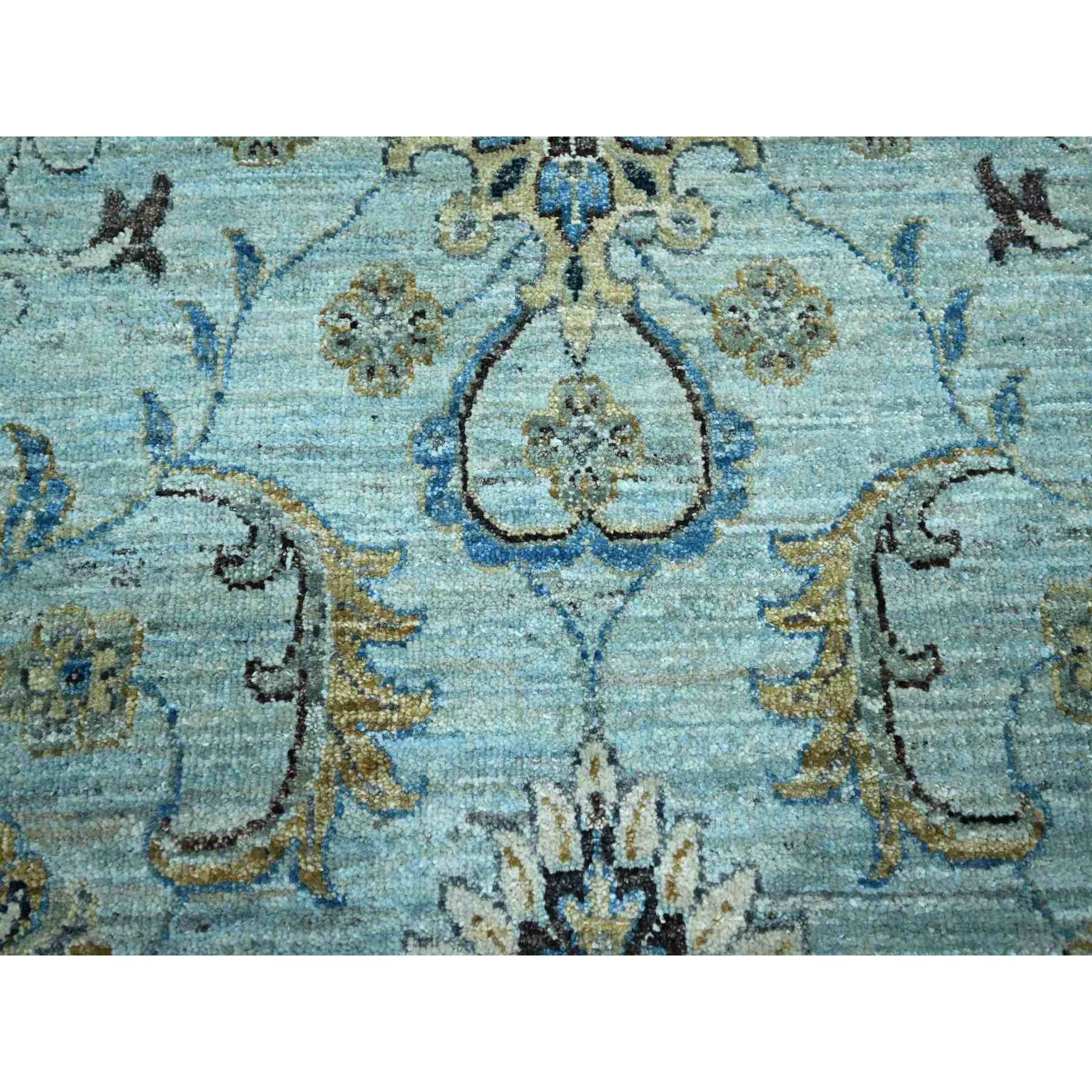 Oushak-And-Peshawar-Hand-Knotted-Rug-380600