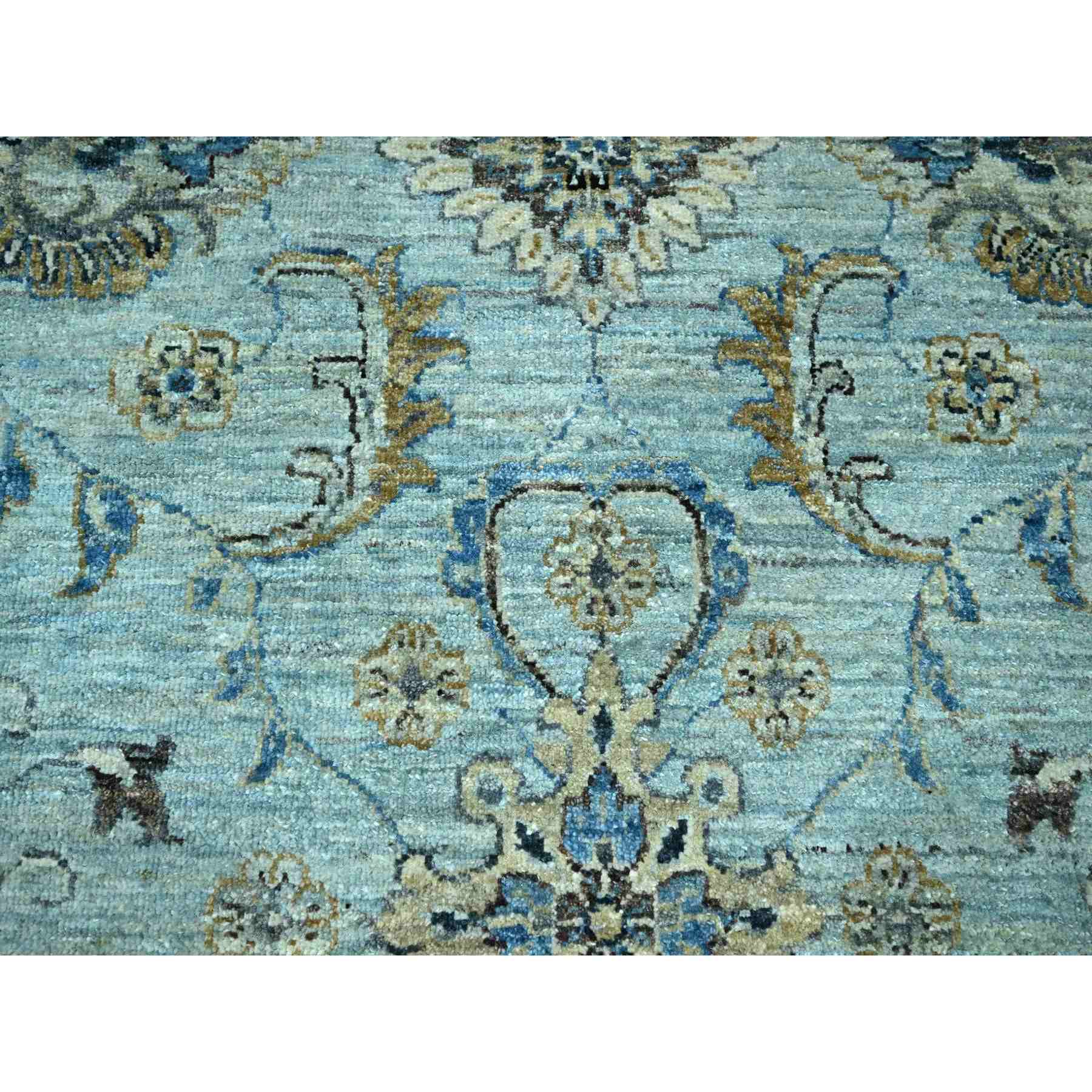 Oushak-And-Peshawar-Hand-Knotted-Rug-380605