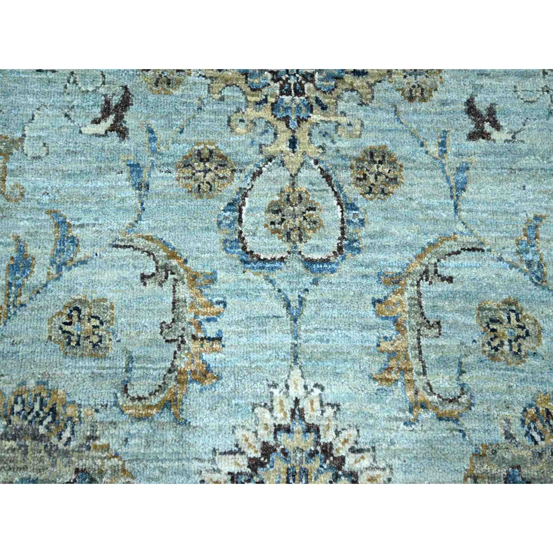 Oushak-And-Peshawar-Hand-Knotted-Rug-380610