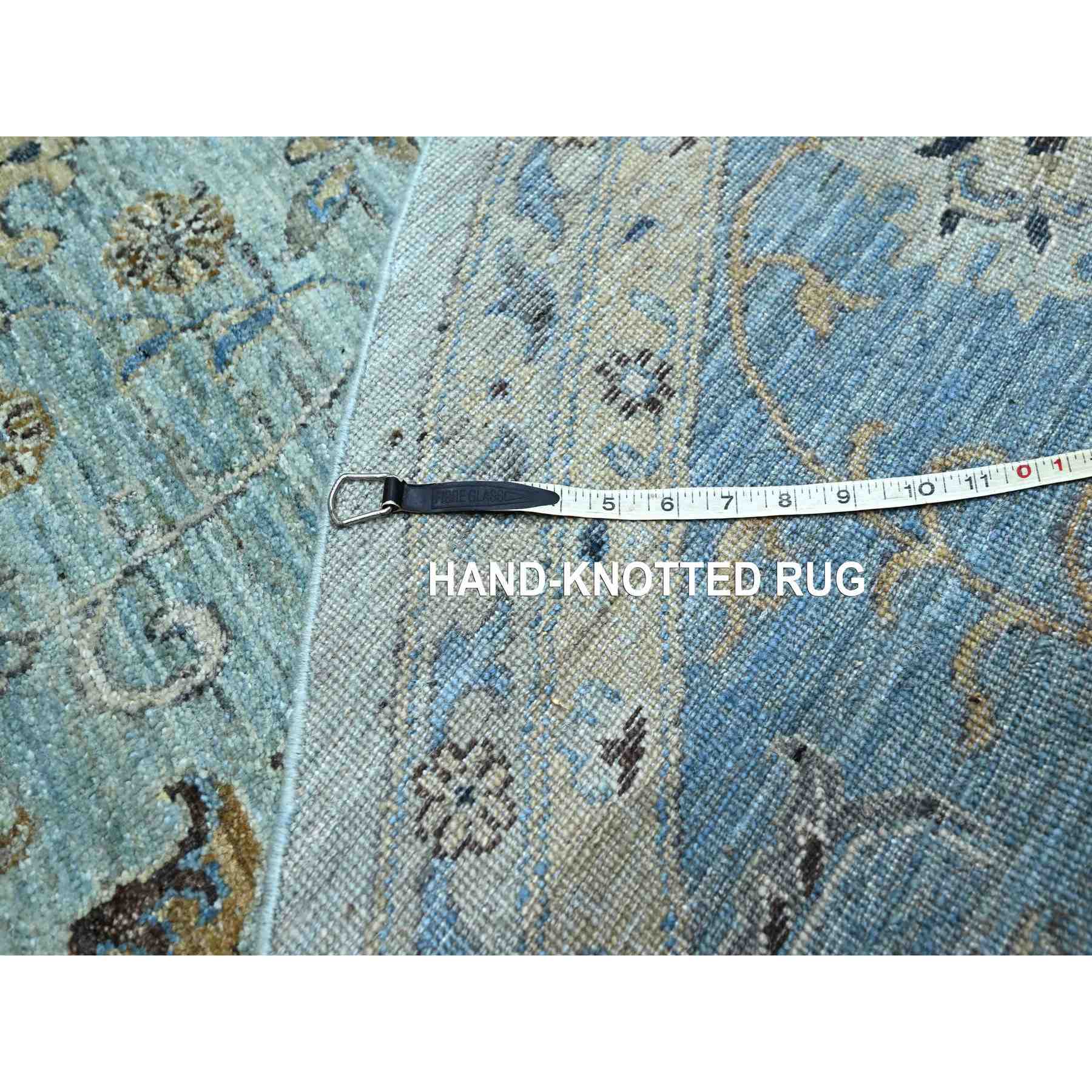Oushak-And-Peshawar-Hand-Knotted-Rug-380615