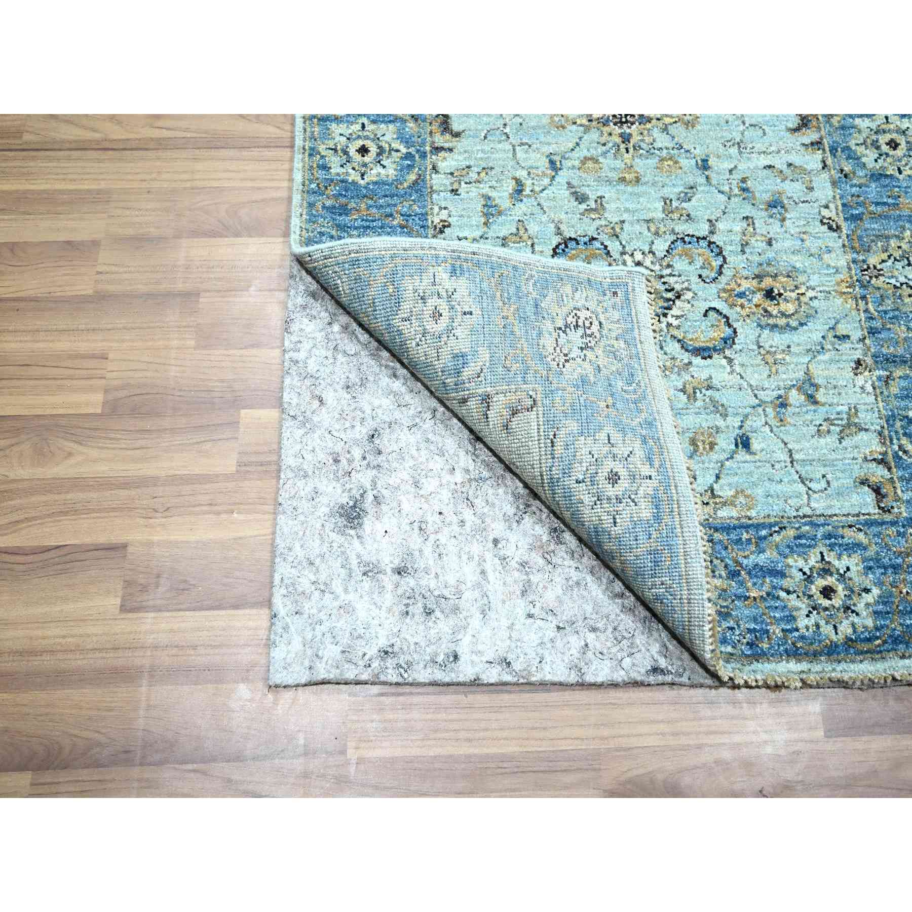 Oushak-And-Peshawar-Hand-Knotted-Rug-380620