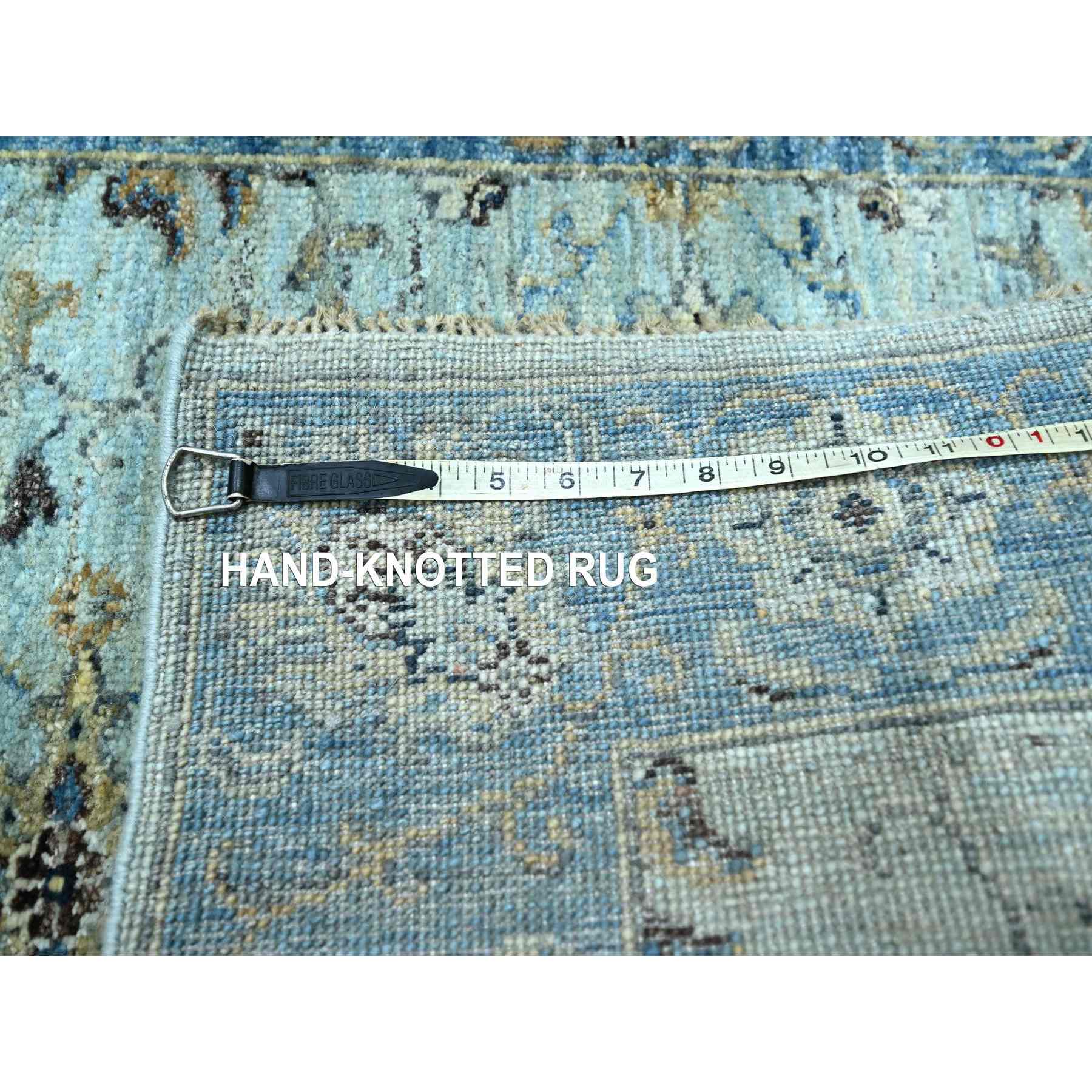 Oushak-And-Peshawar-Hand-Knotted-Rug-380620