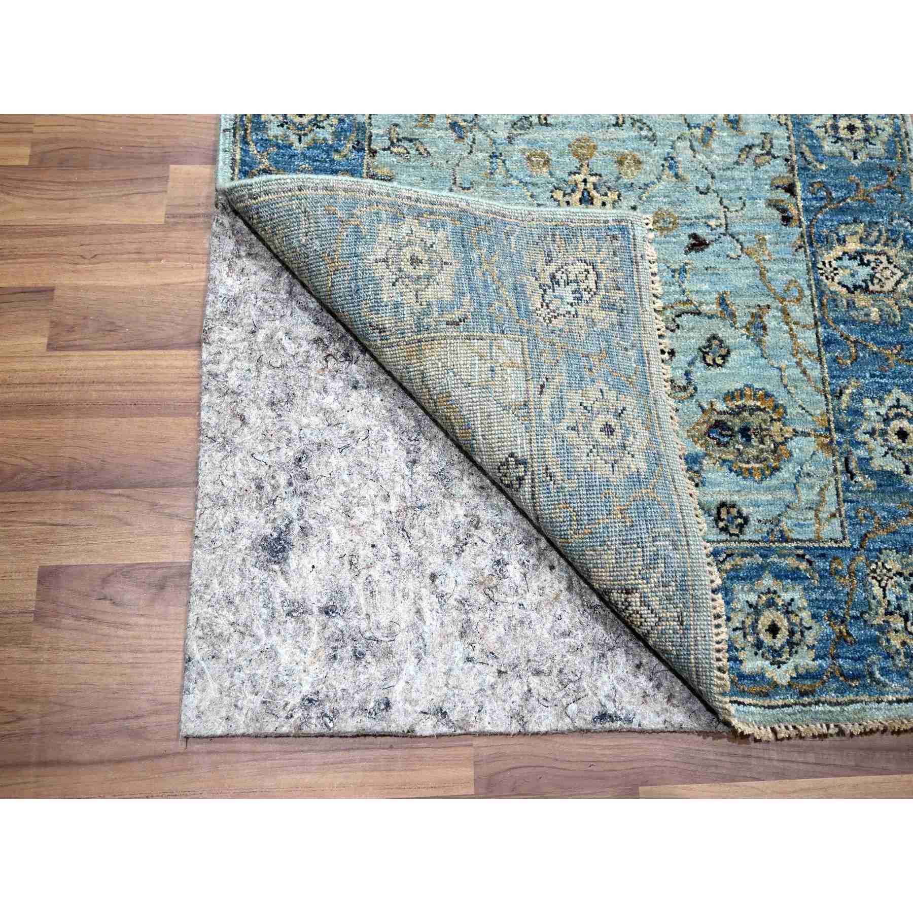 Oushak-And-Peshawar-Hand-Knotted-Rug-380625