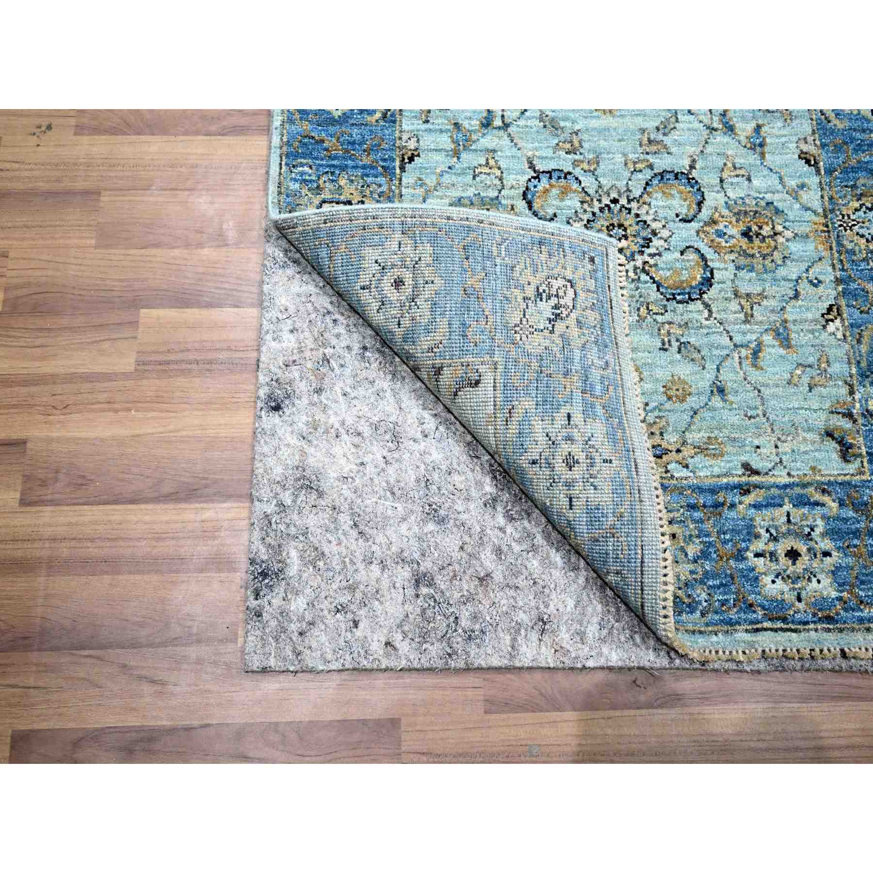 Oushak-And-Peshawar-Hand-Knotted-Rug-380630