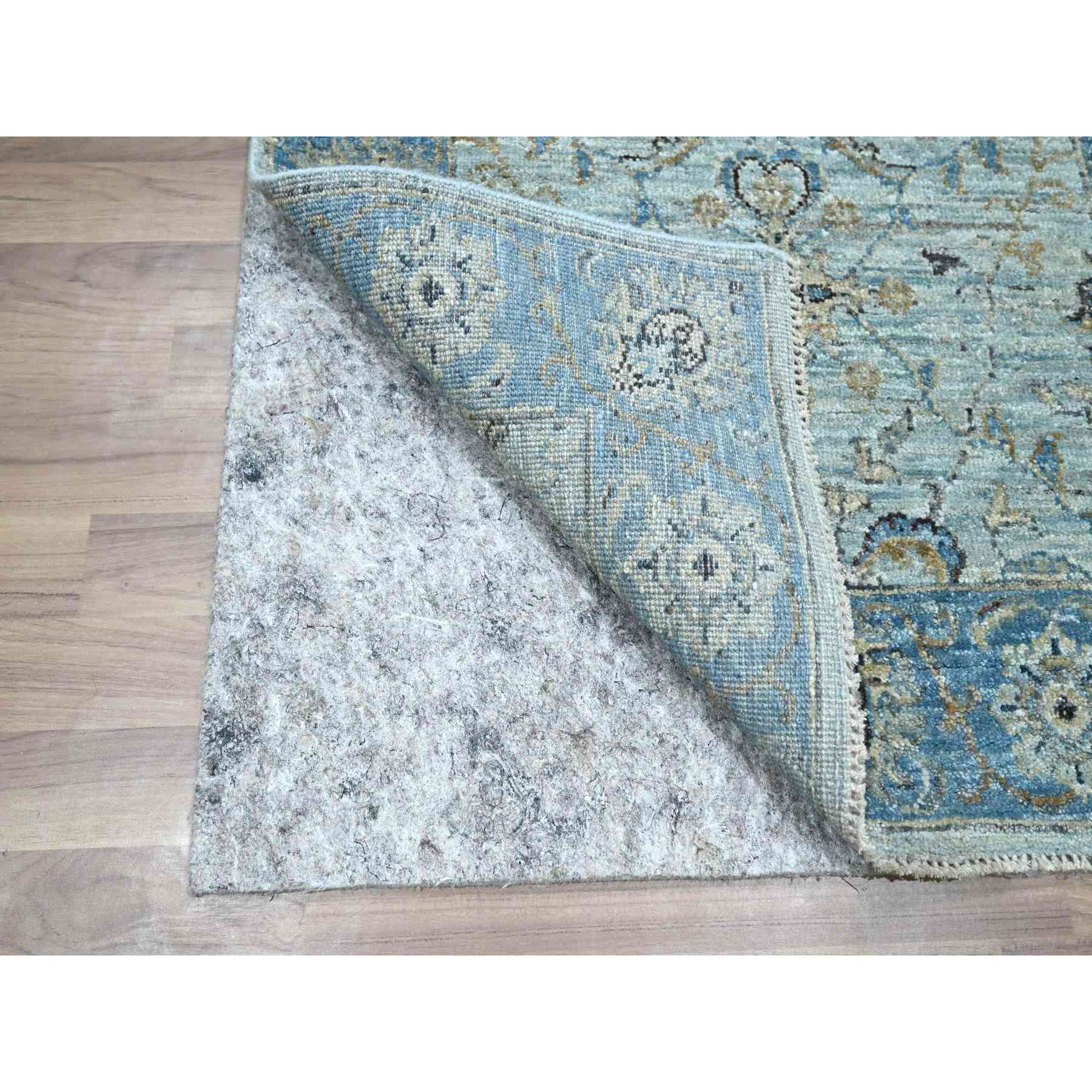 Oushak-And-Peshawar-Hand-Knotted-Rug-380640