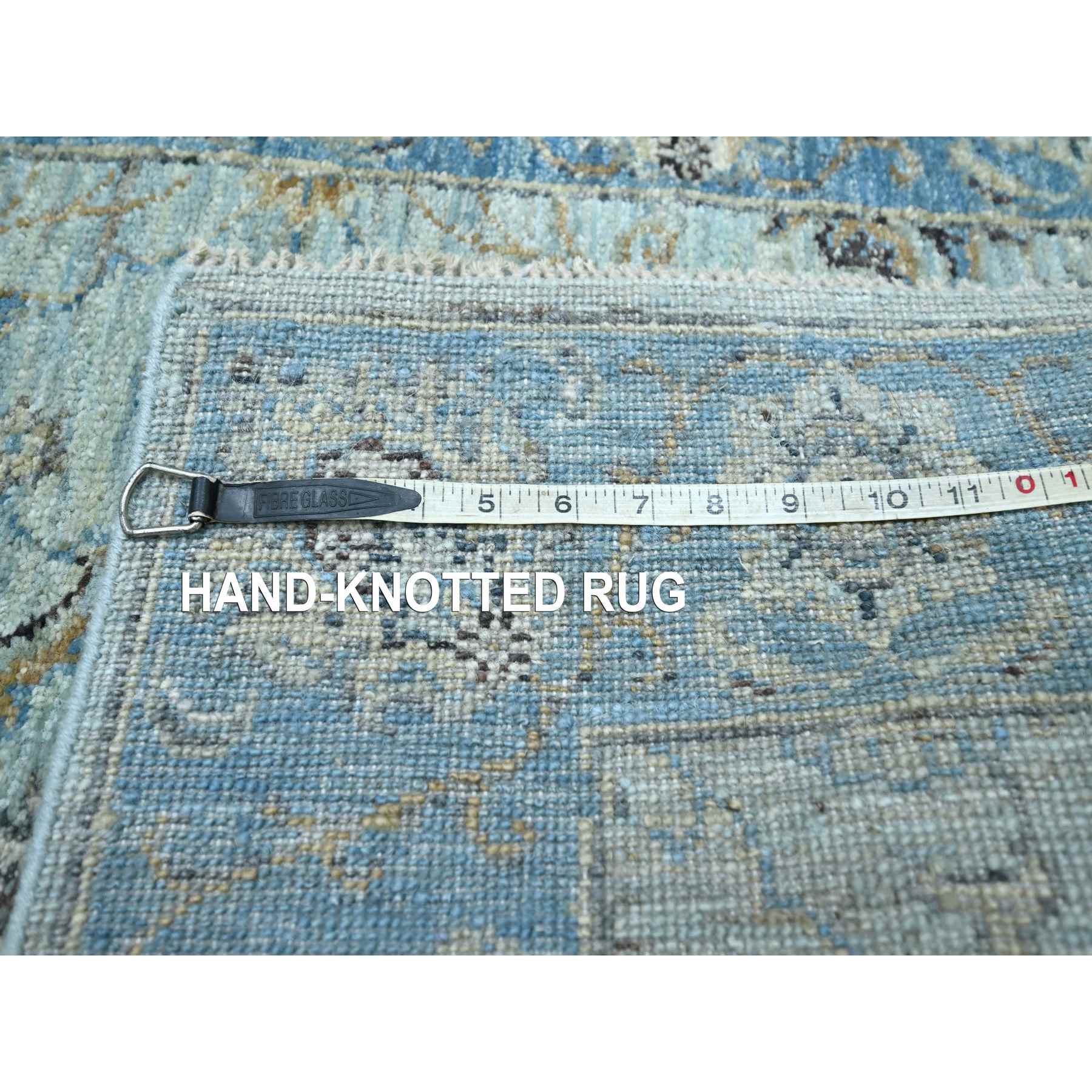 Oushak-And-Peshawar-Hand-Knotted-Rug-380640