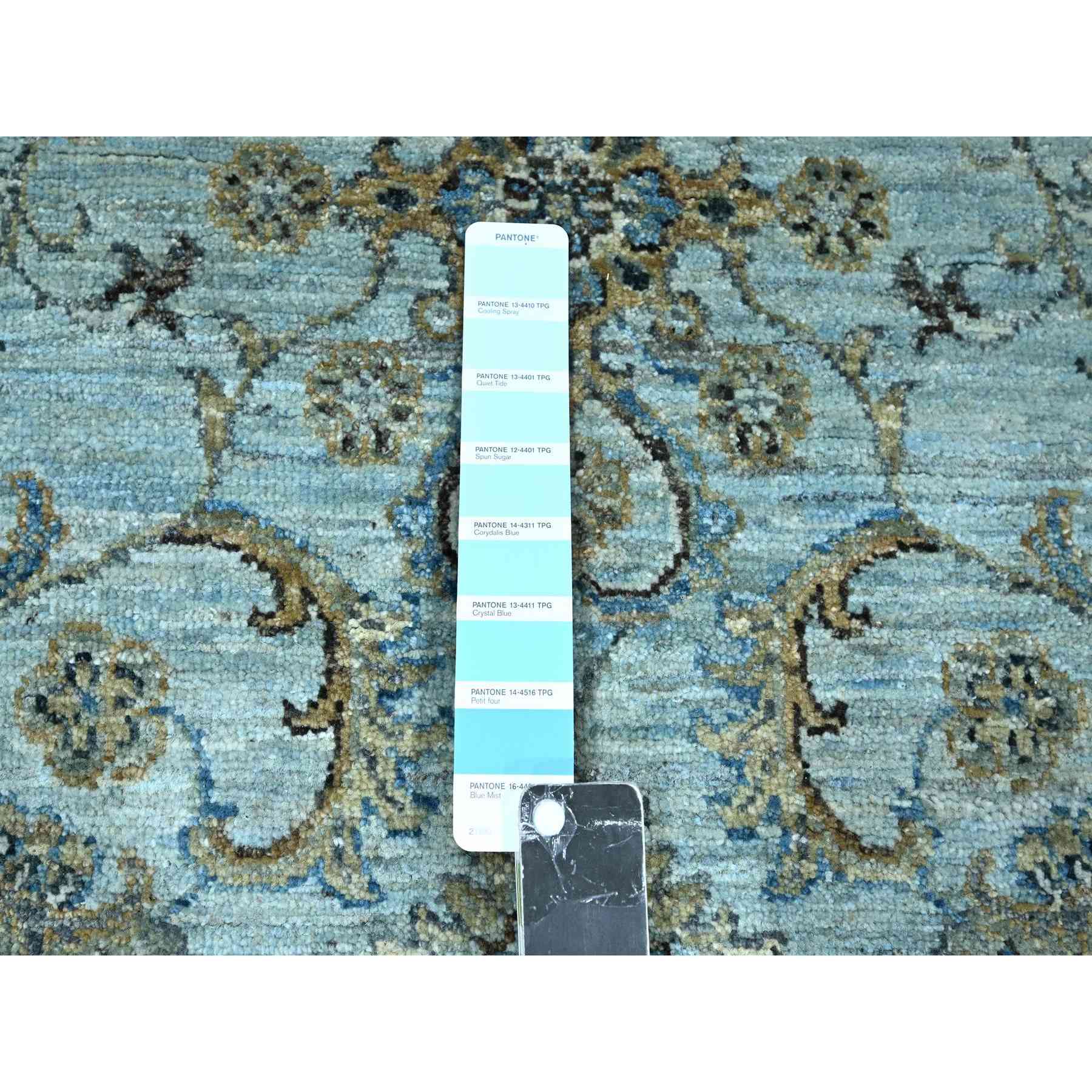 Oushak-And-Peshawar-Hand-Knotted-Rug-380670
