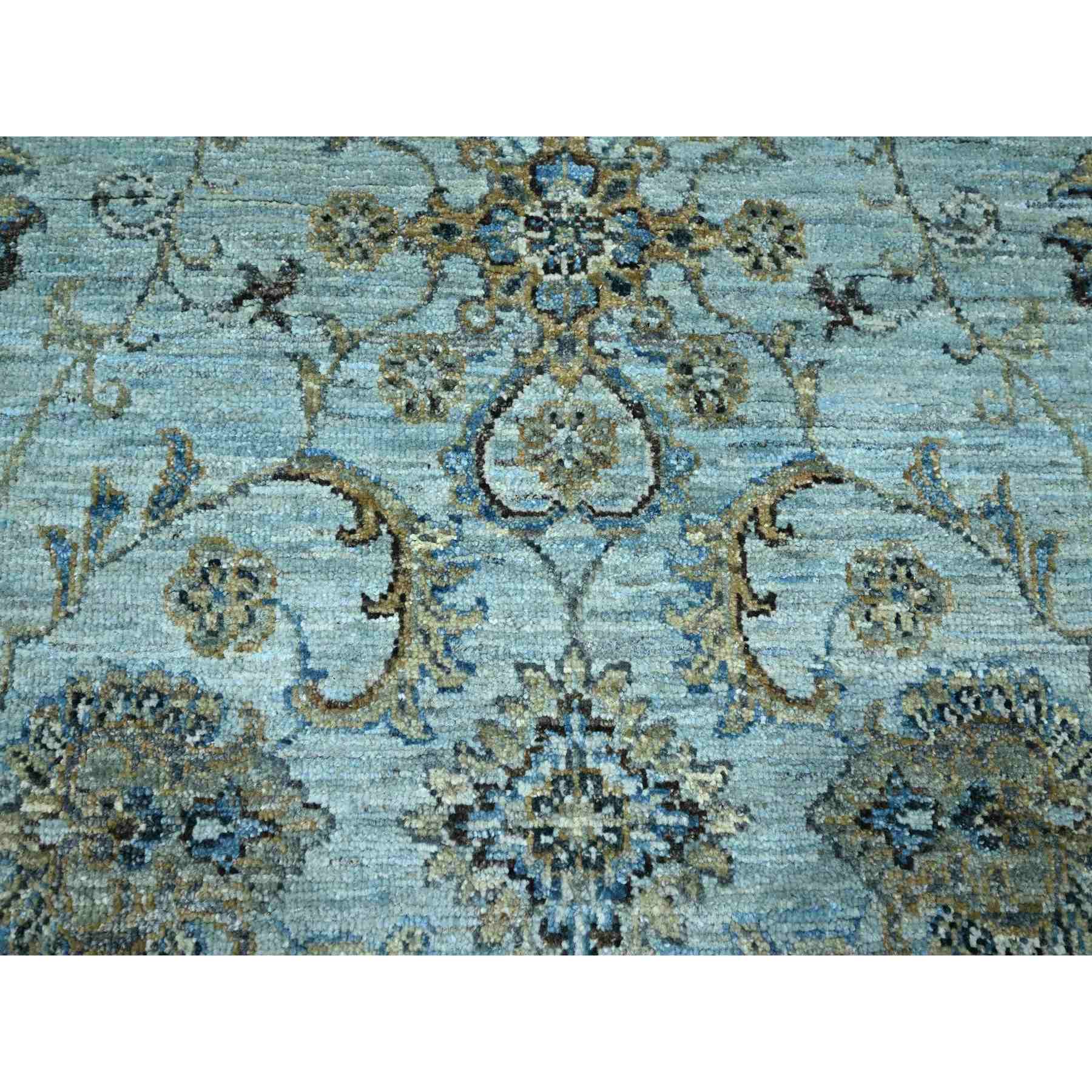 Oushak-And-Peshawar-Hand-Knotted-Rug-380670
