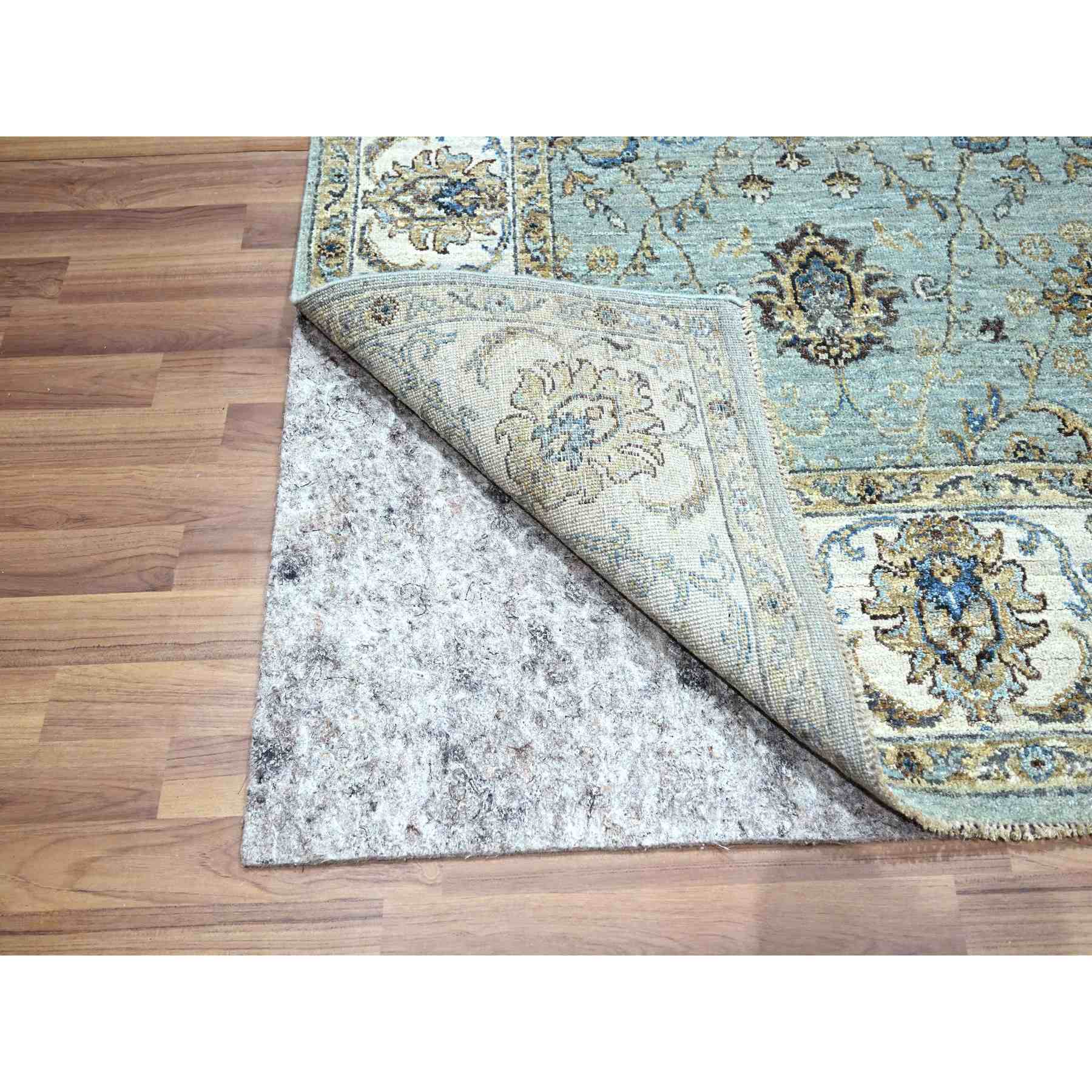 Oushak-And-Peshawar-Hand-Knotted-Rug-380685