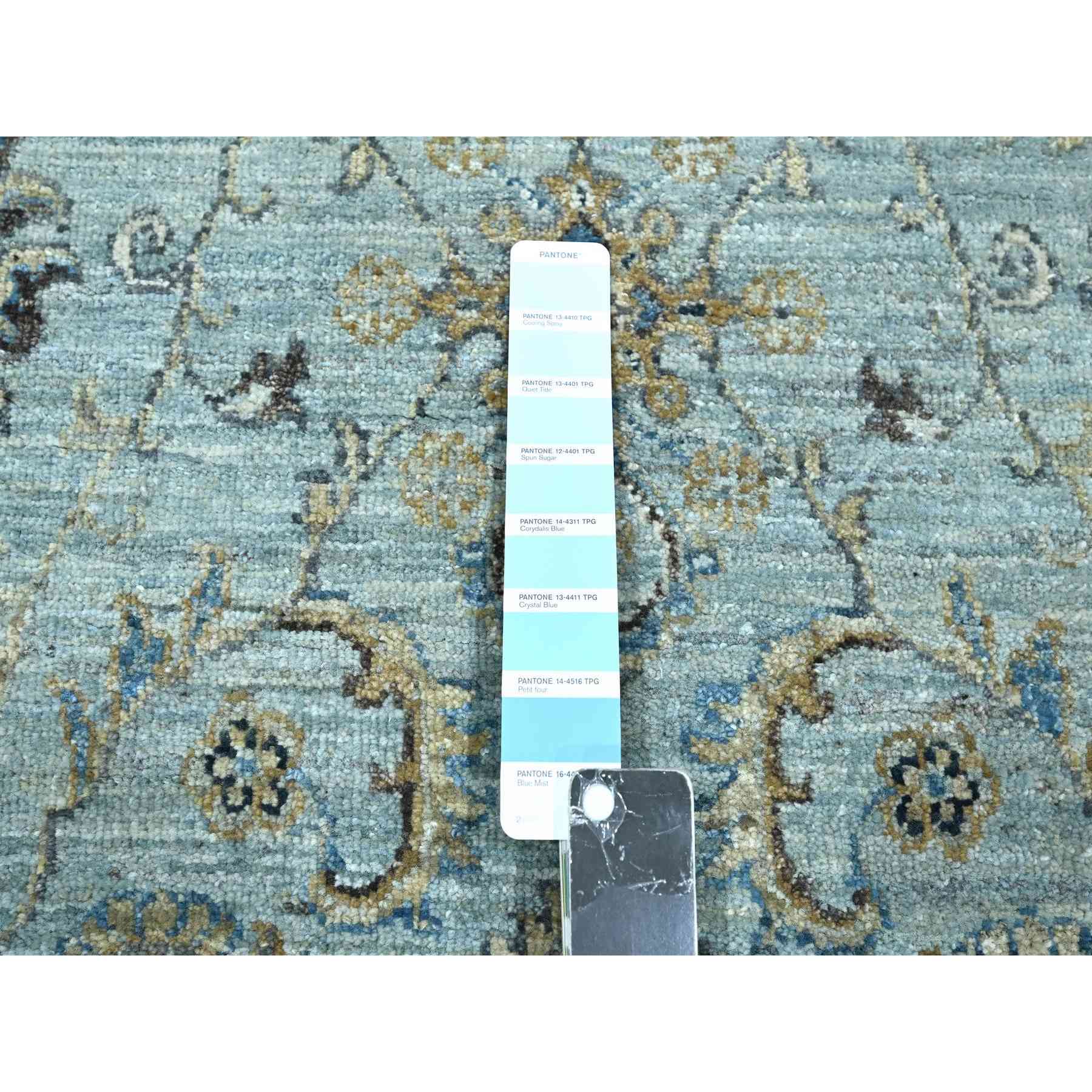 Oushak-And-Peshawar-Hand-Knotted-Rug-380685