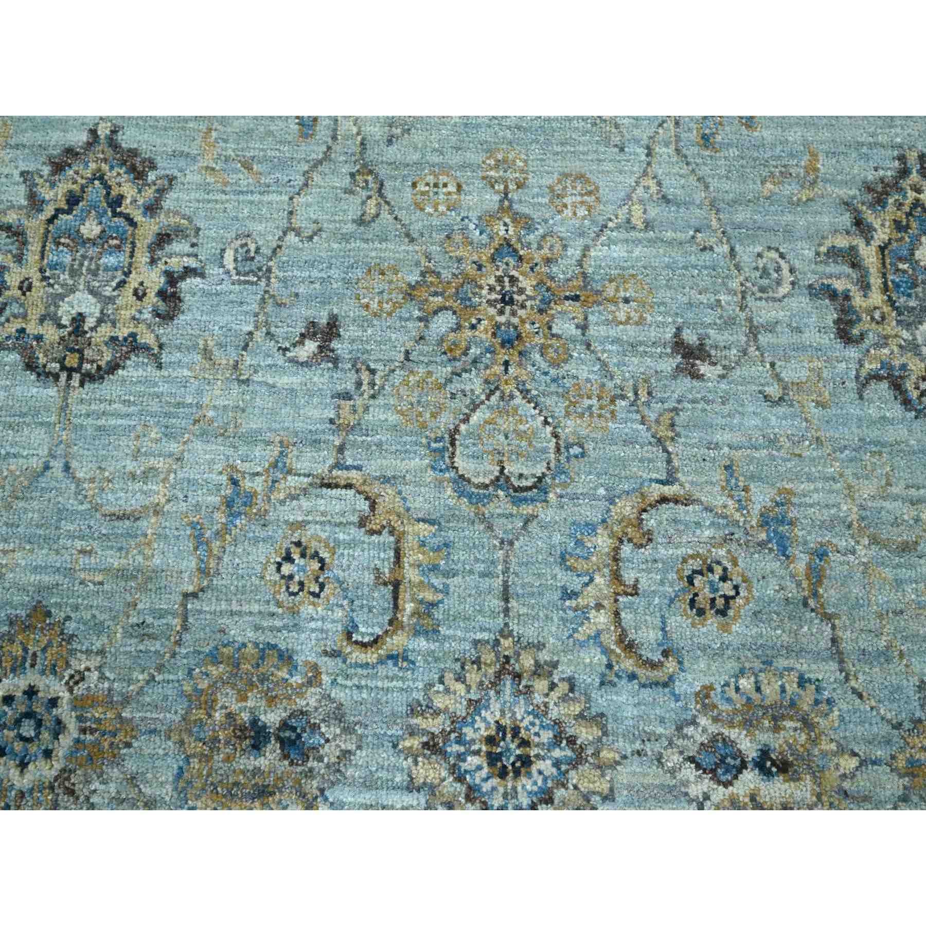 Oushak-And-Peshawar-Hand-Knotted-Rug-380685