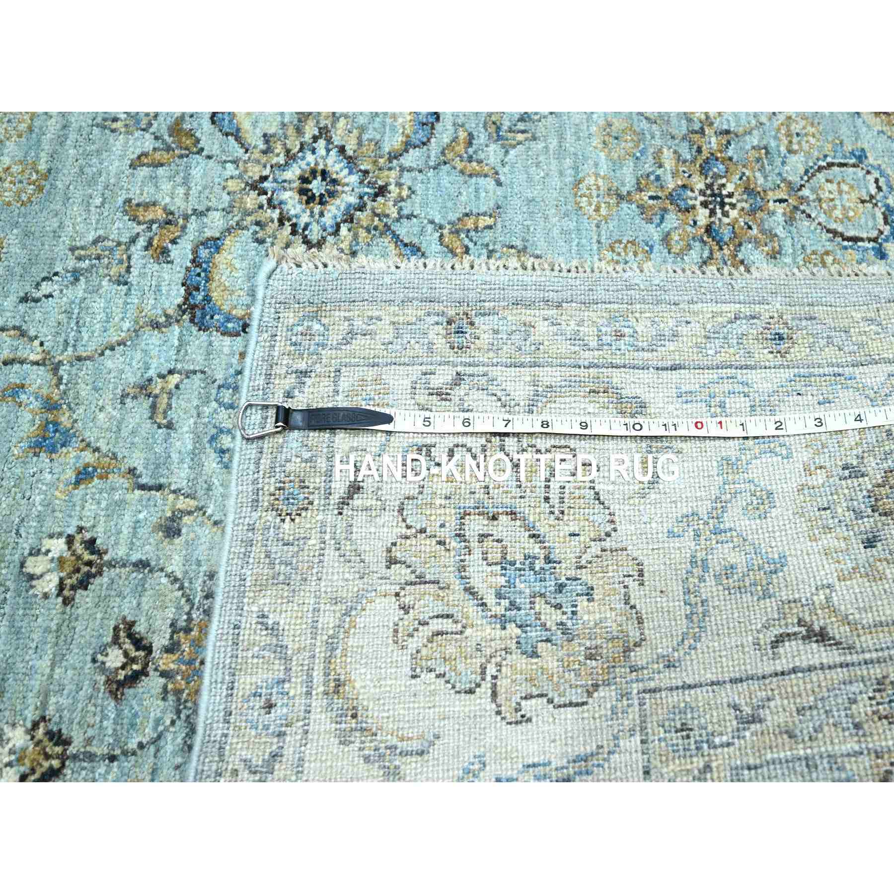 Oushak-And-Peshawar-Hand-Knotted-Rug-380685