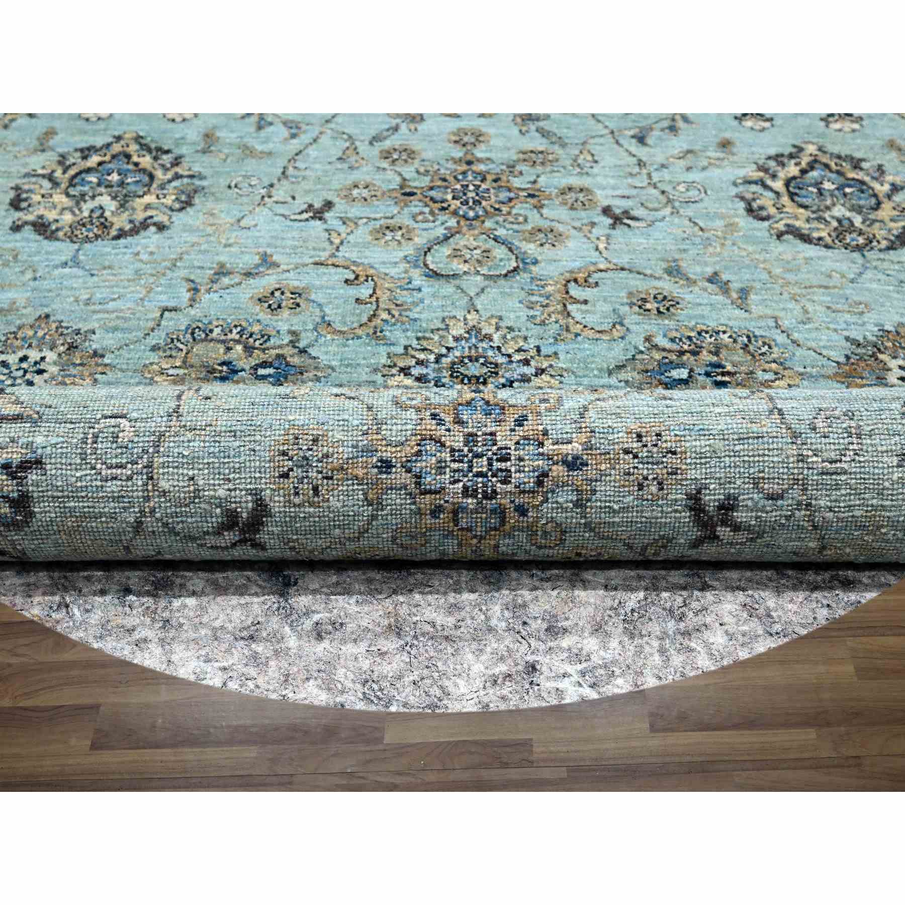 Oushak-And-Peshawar-Hand-Knotted-Rug-380690