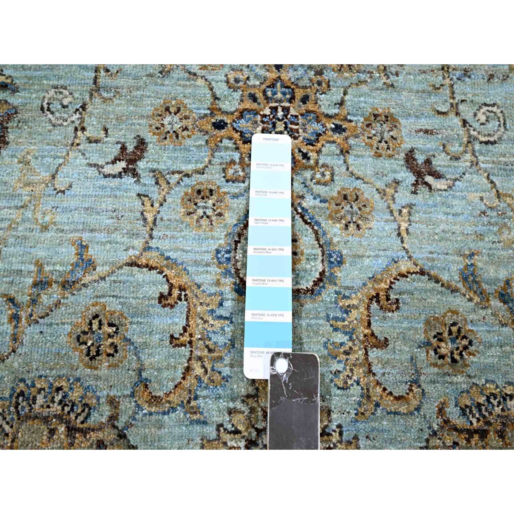 Oushak-And-Peshawar-Hand-Knotted-Rug-380690
