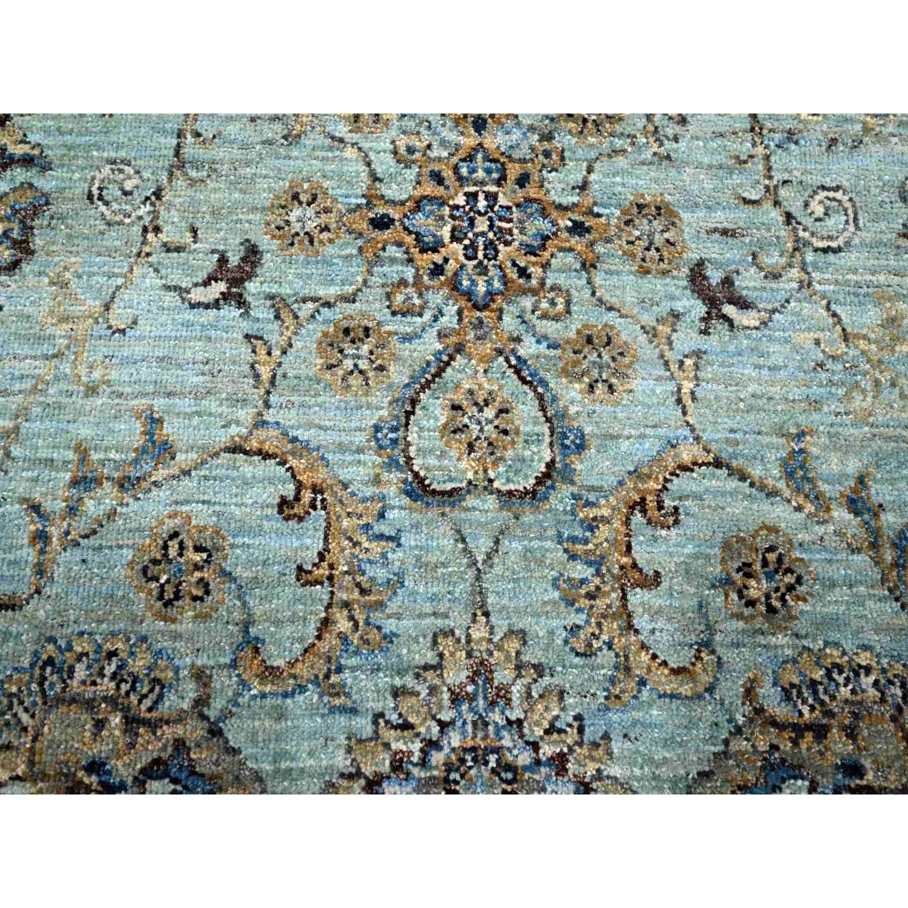 Oushak-And-Peshawar-Hand-Knotted-Rug-380690