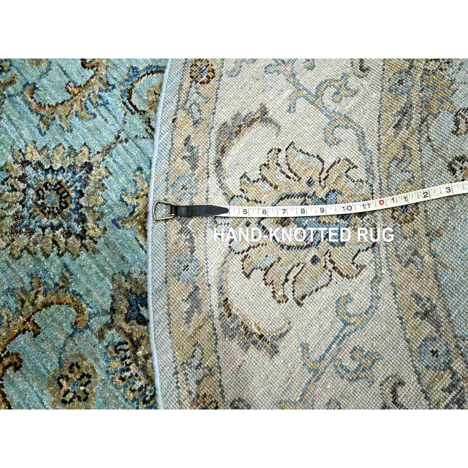 Oushak-And-Peshawar-Hand-Knotted-Rug-380690
