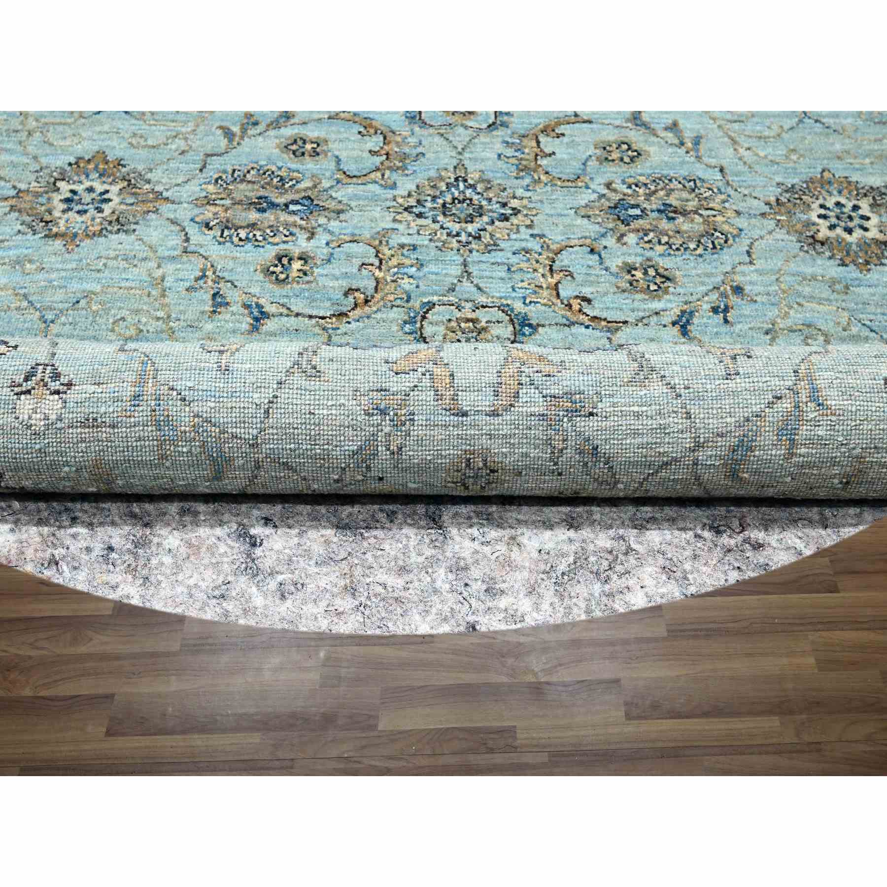 Oushak-And-Peshawar-Hand-Knotted-Rug-380700
