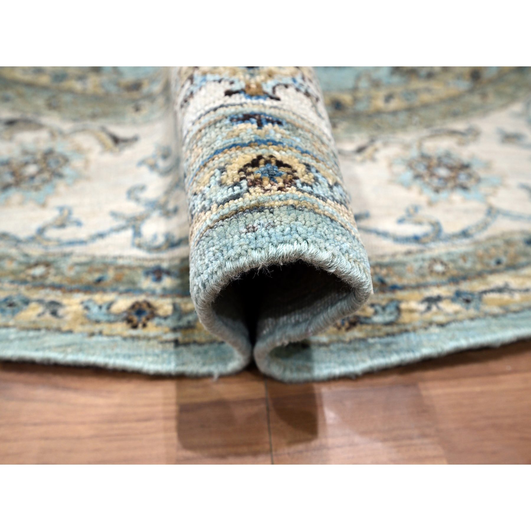 Oushak-And-Peshawar-Hand-Knotted-Rug-380700