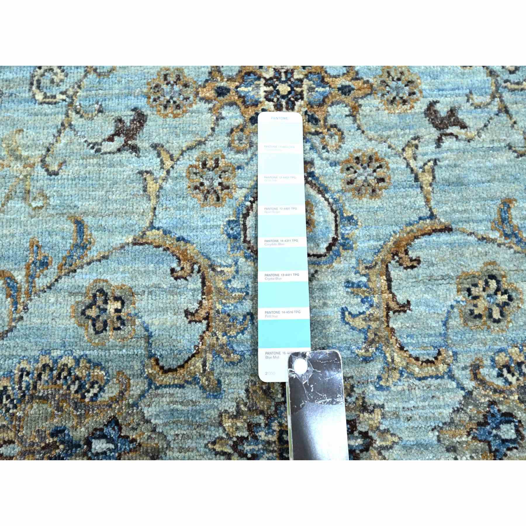 Oushak-And-Peshawar-Hand-Knotted-Rug-380700
