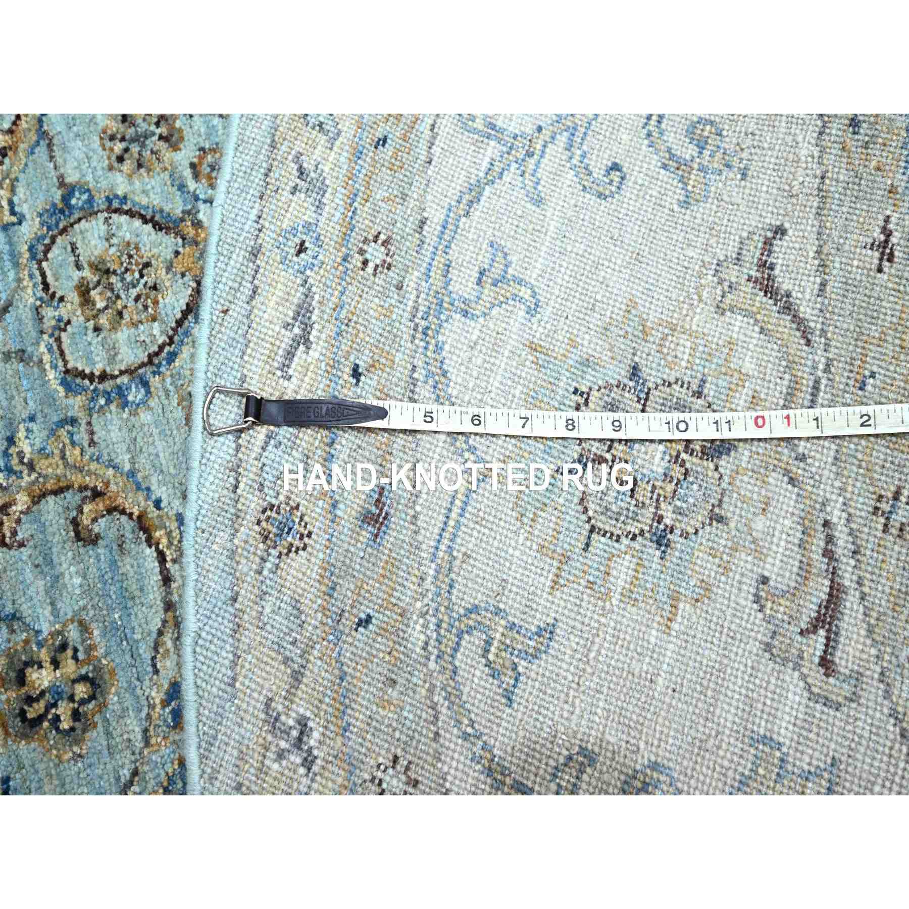 Oushak-And-Peshawar-Hand-Knotted-Rug-380700