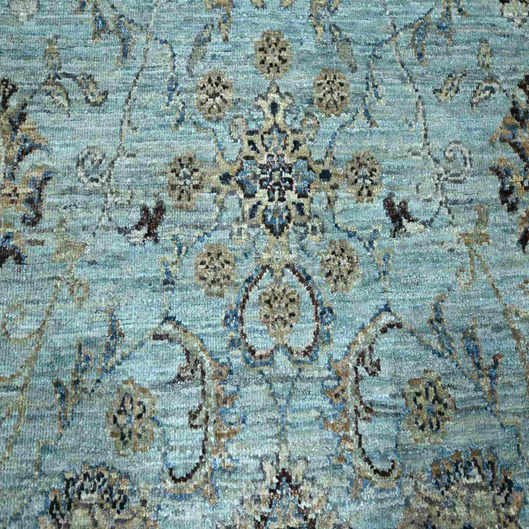 Oushak-And-Peshawar-Hand-Knotted-Rug-380705