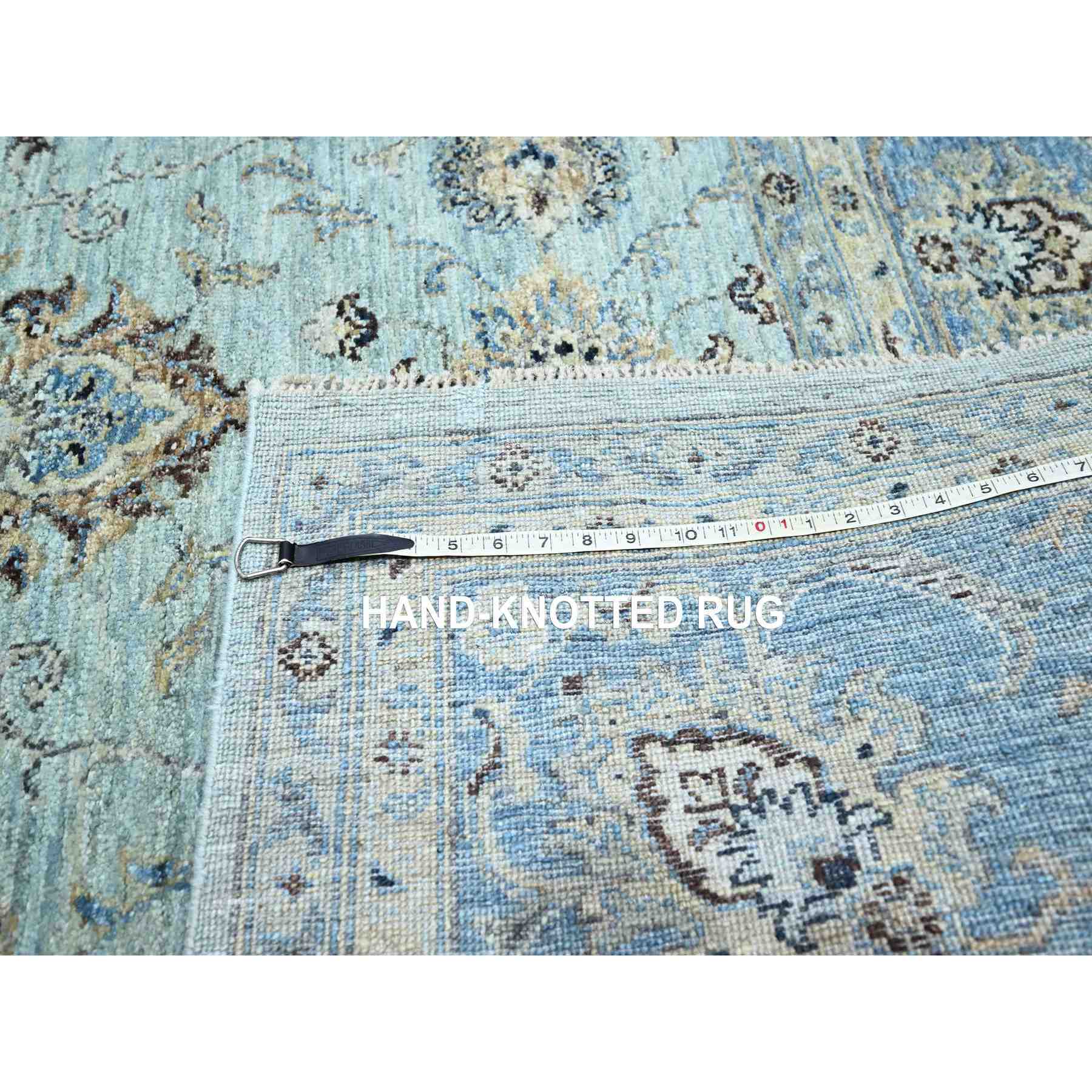 Oushak-And-Peshawar-Hand-Knotted-Rug-380705