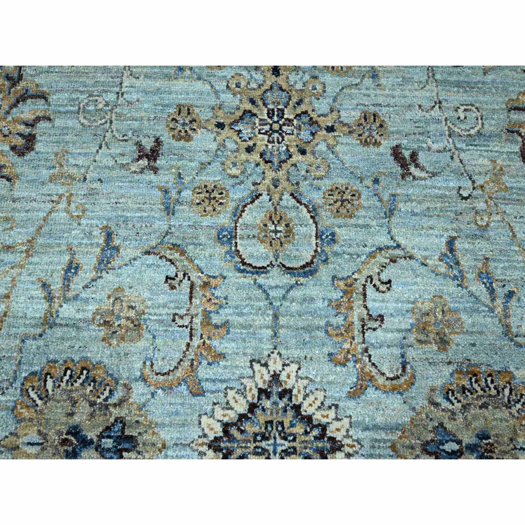 Oushak-And-Peshawar-Hand-Knotted-Rug-380710