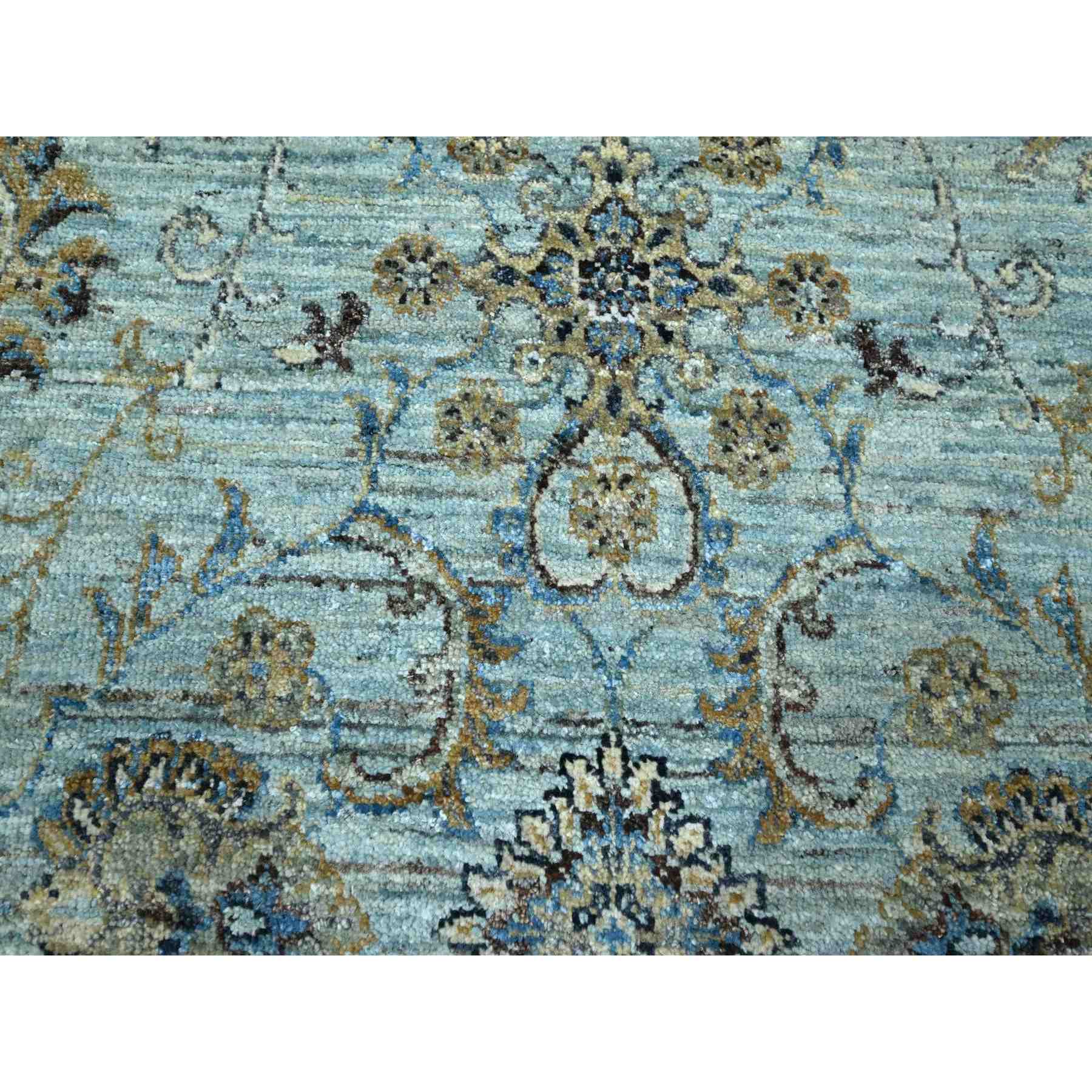 Oushak-And-Peshawar-Hand-Knotted-Rug-380715