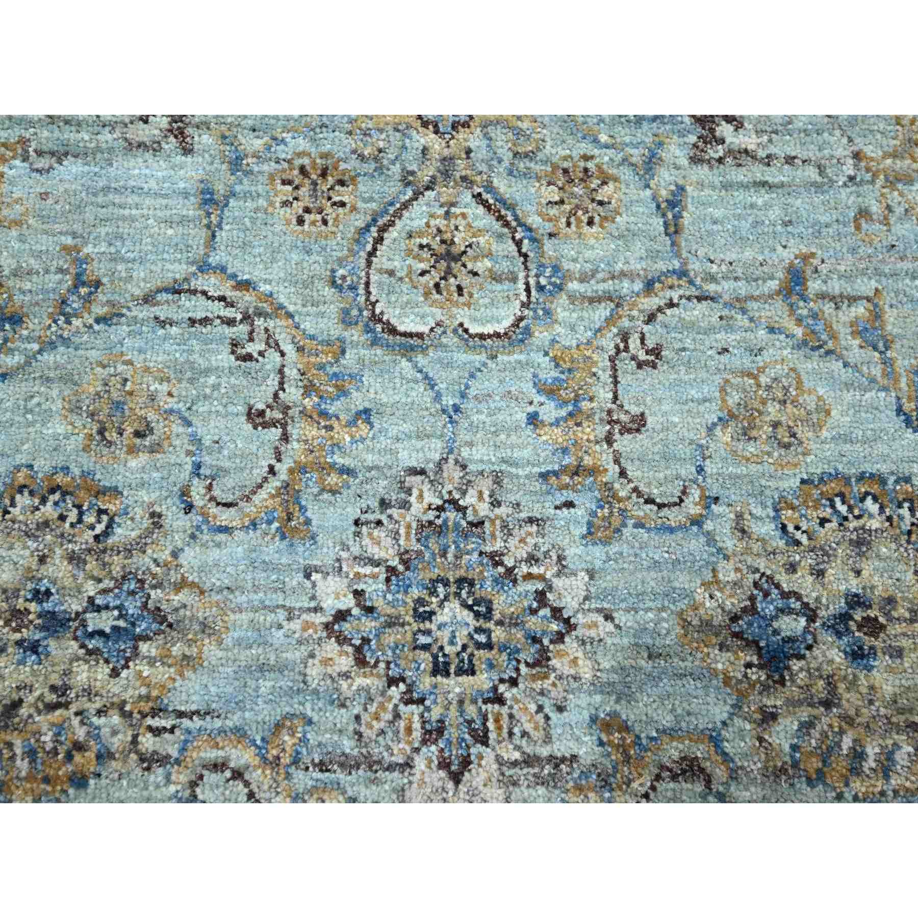 Oushak-And-Peshawar-Hand-Knotted-Rug-380720