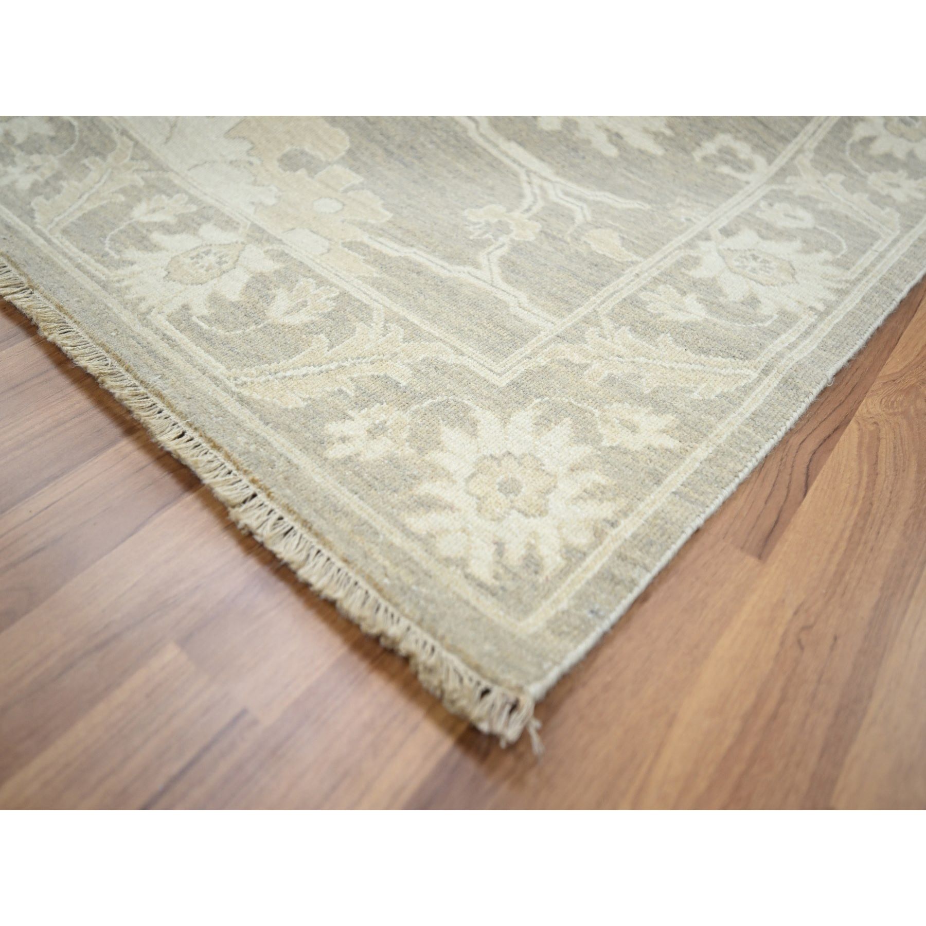 Oushak-And-Peshawar-Hand-Knotted-Rug-380815
