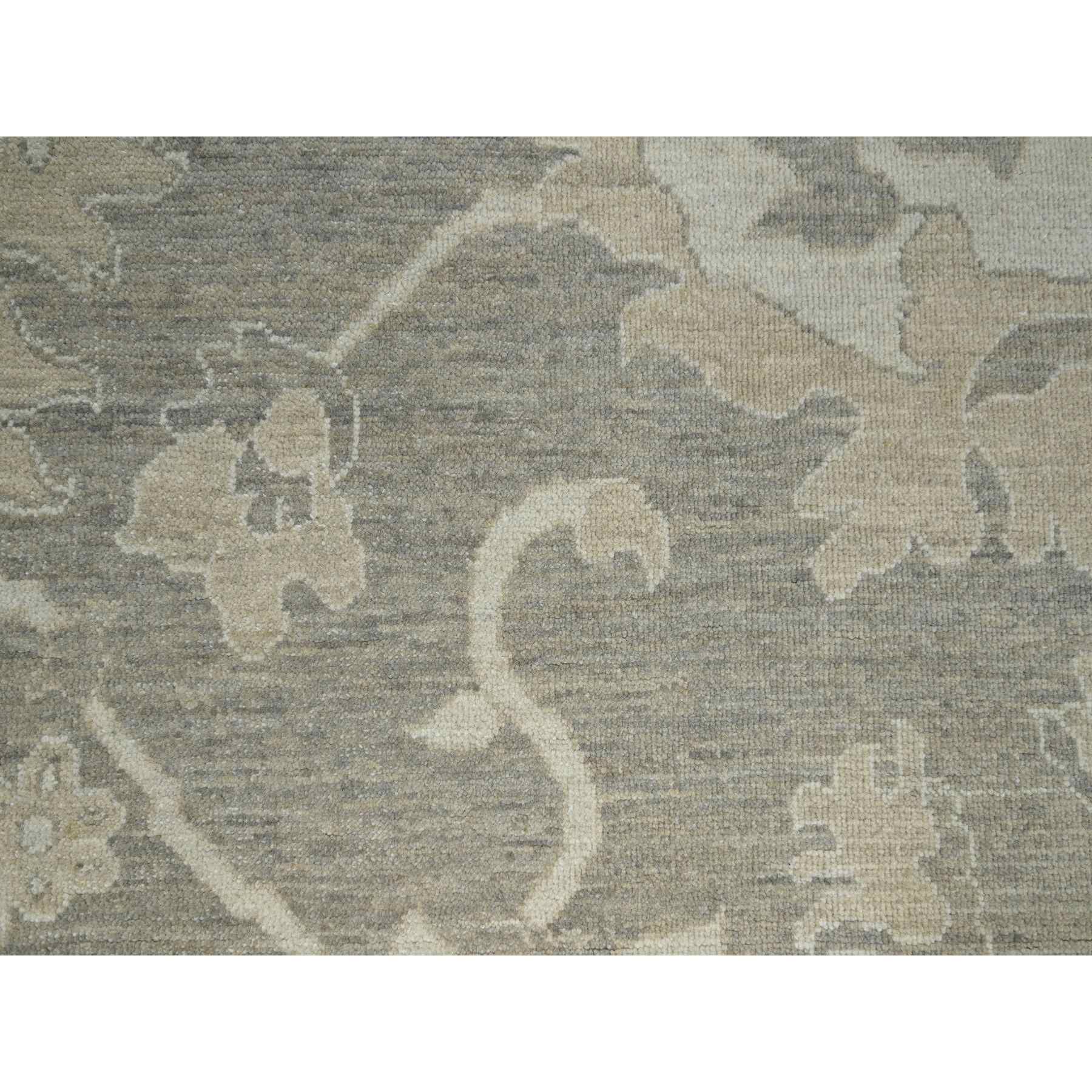 Oushak-And-Peshawar-Hand-Knotted-Rug-380815