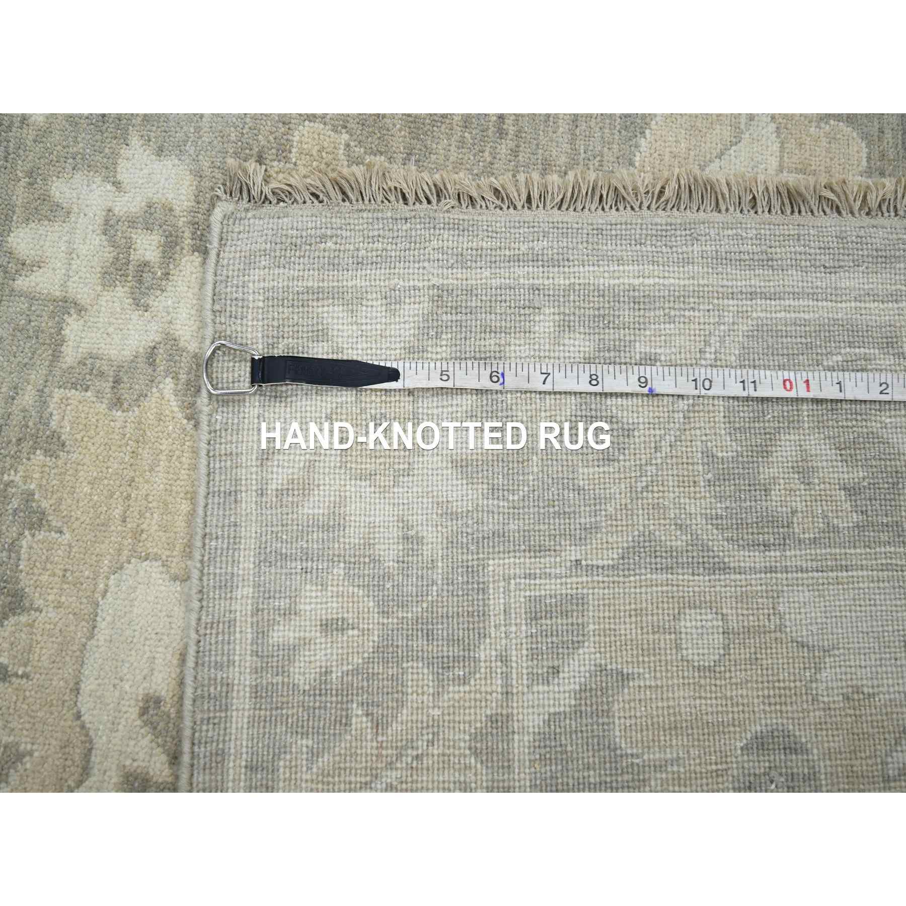 Oushak-And-Peshawar-Hand-Knotted-Rug-380815