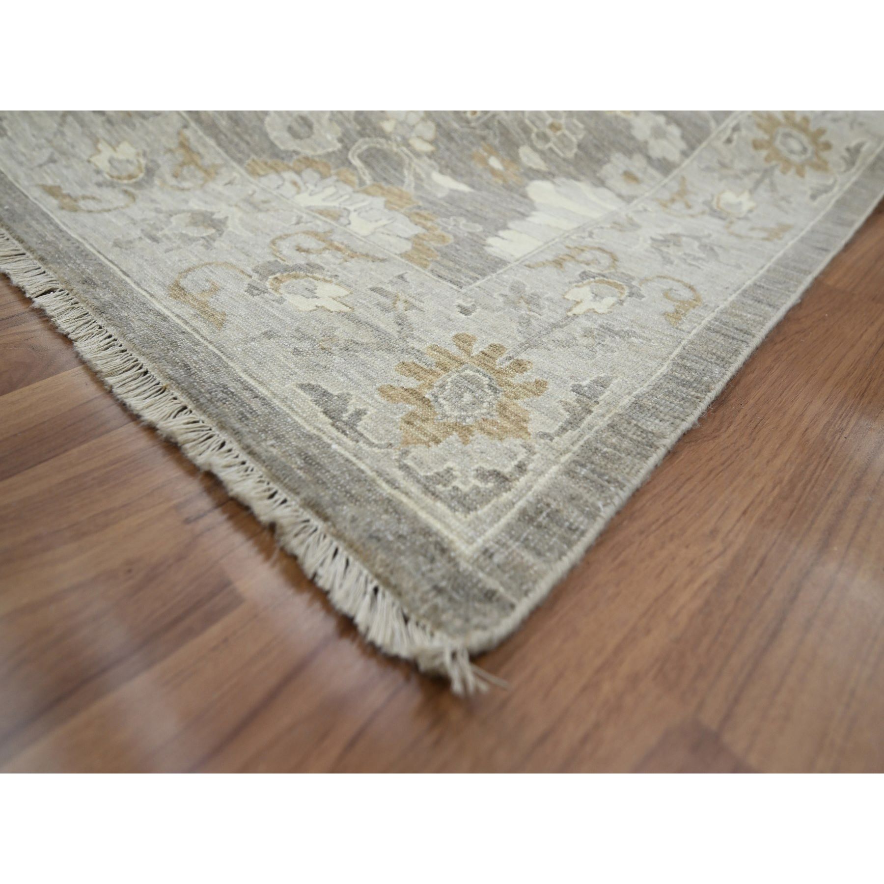 Oushak-And-Peshawar-Hand-Knotted-Rug-380820