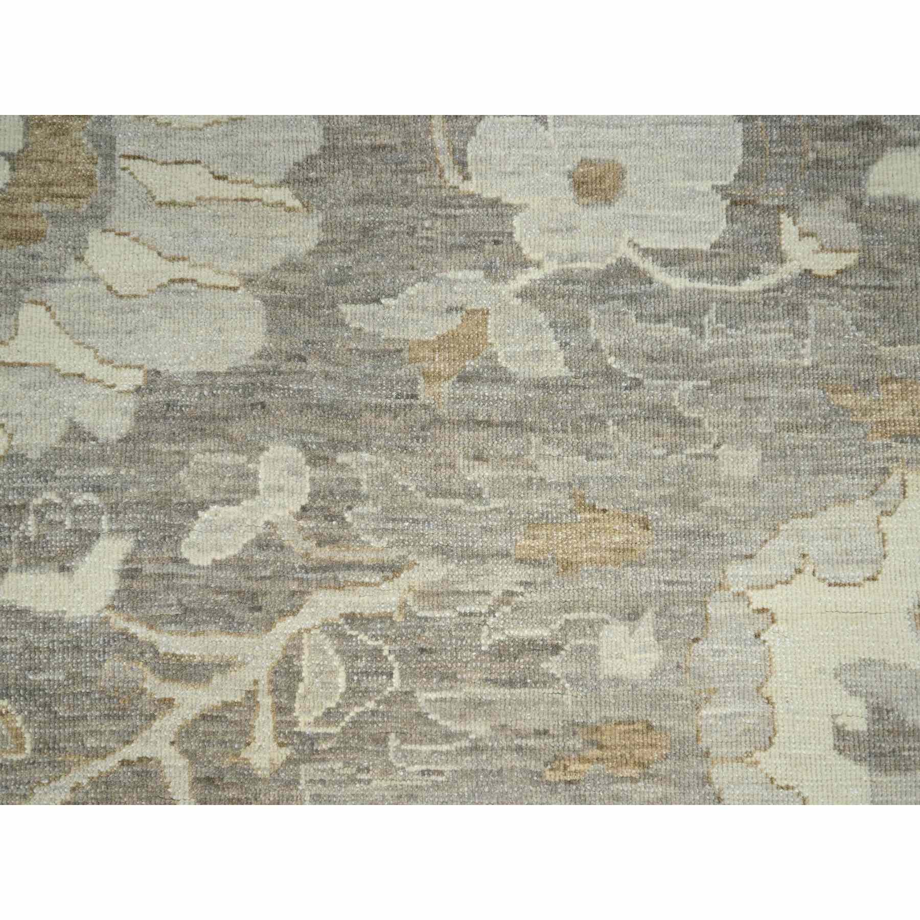Oushak-And-Peshawar-Hand-Knotted-Rug-380820