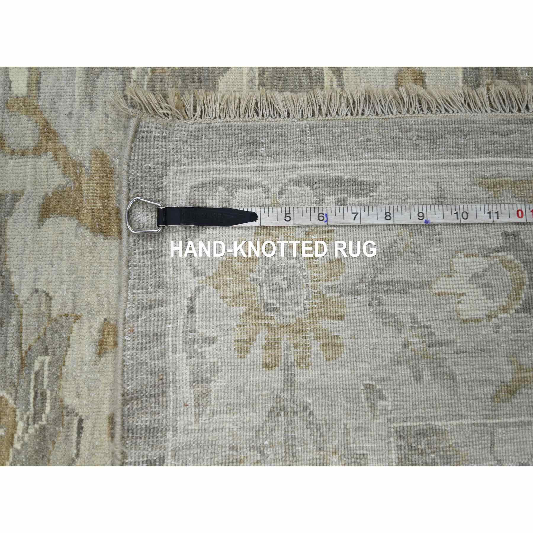 Oushak-And-Peshawar-Hand-Knotted-Rug-380820