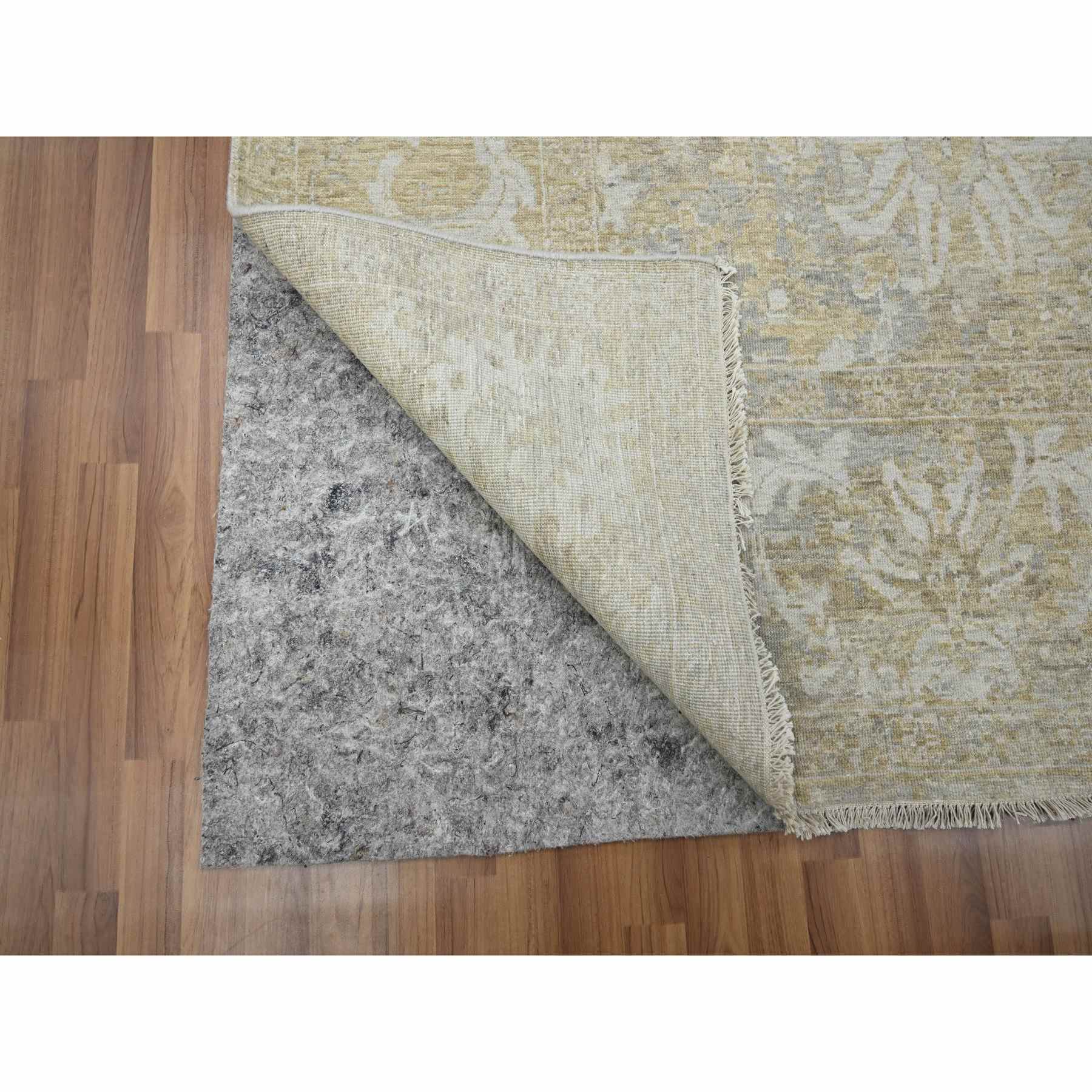 Oushak-And-Peshawar-Hand-Knotted-Rug-380840