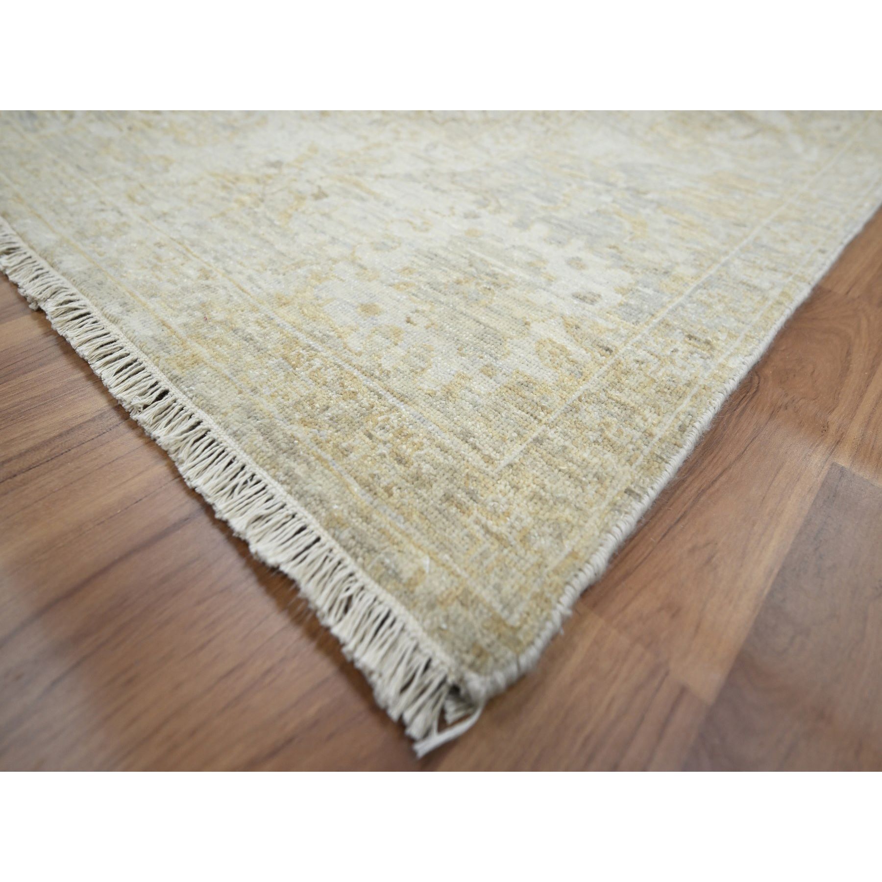 Oushak-And-Peshawar-Hand-Knotted-Rug-380840
