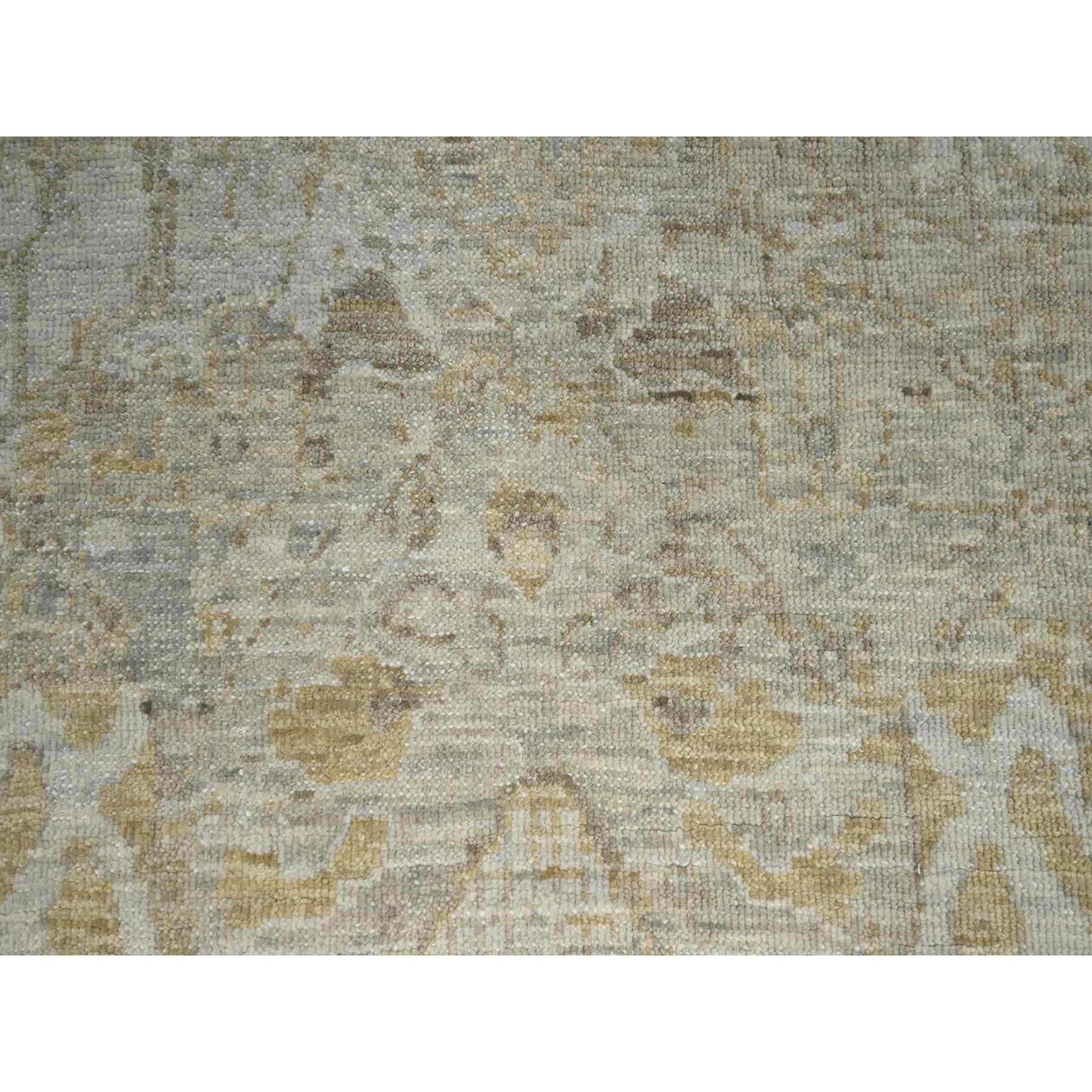 Oushak-And-Peshawar-Hand-Knotted-Rug-380840