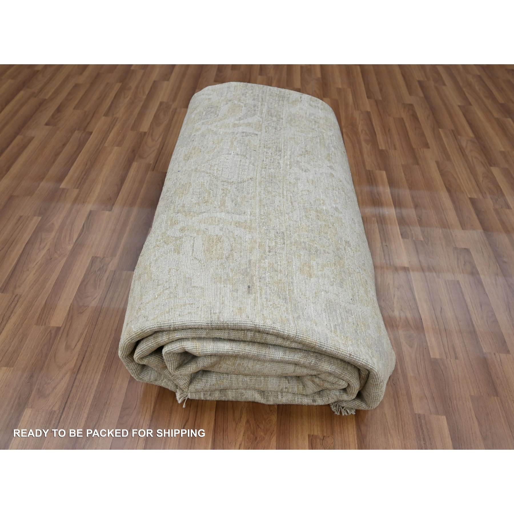 Oushak-And-Peshawar-Hand-Knotted-Rug-380840