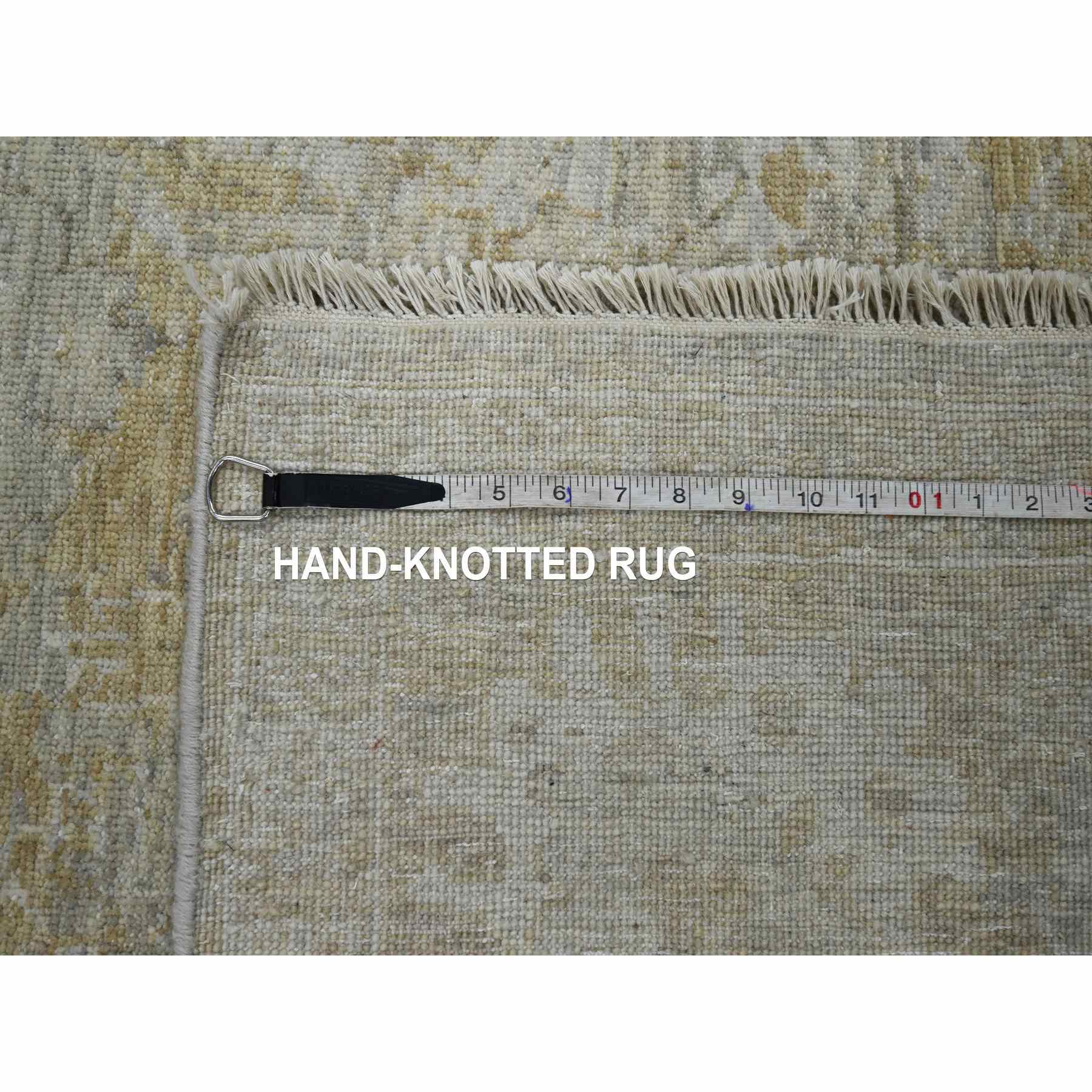 Oushak-And-Peshawar-Hand-Knotted-Rug-380840