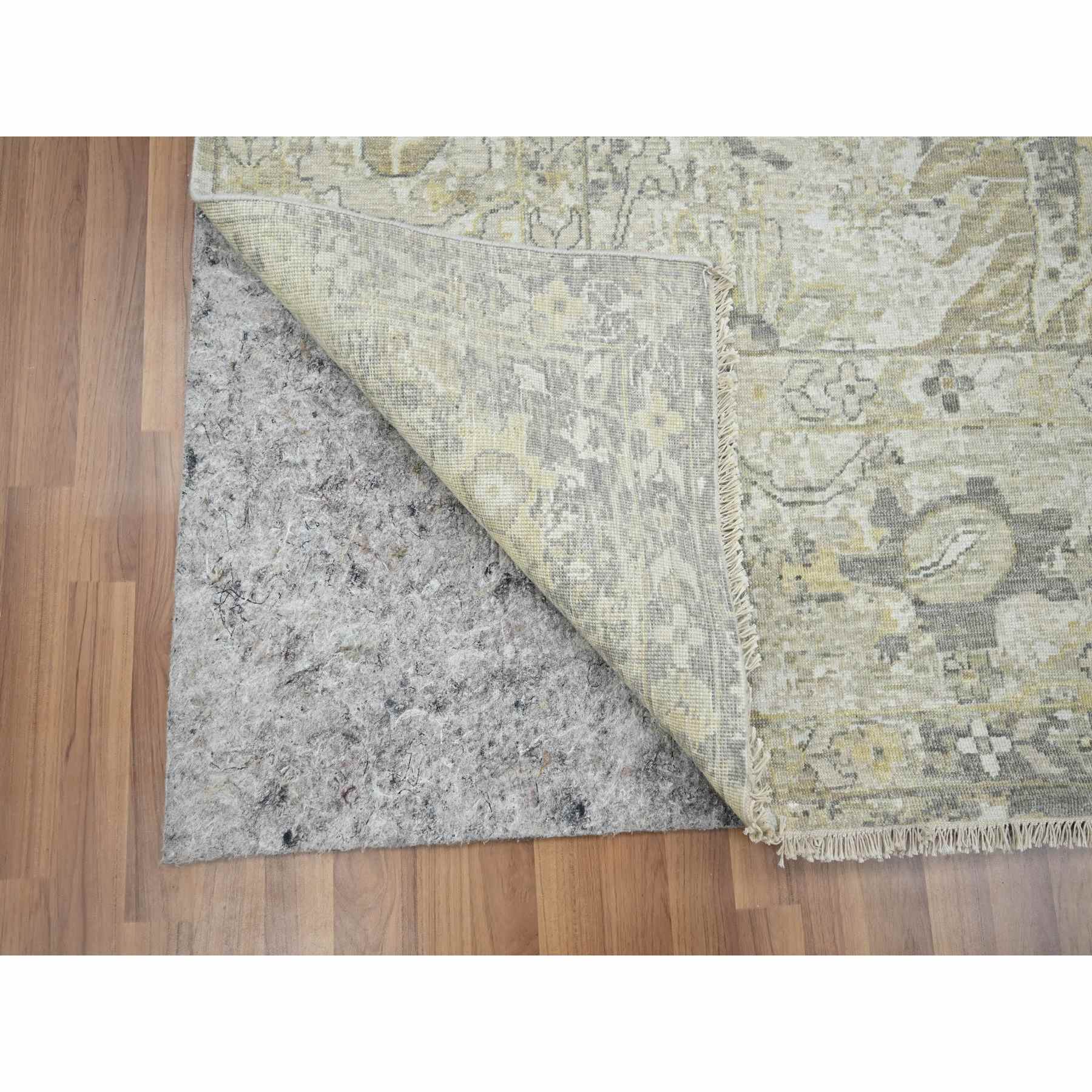 Oushak-And-Peshawar-Hand-Knotted-Rug-380845