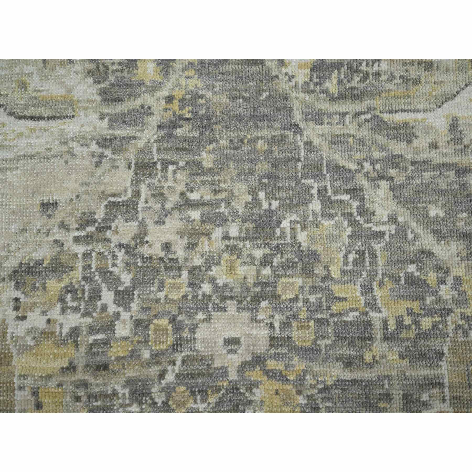 Oushak-And-Peshawar-Hand-Knotted-Rug-380845