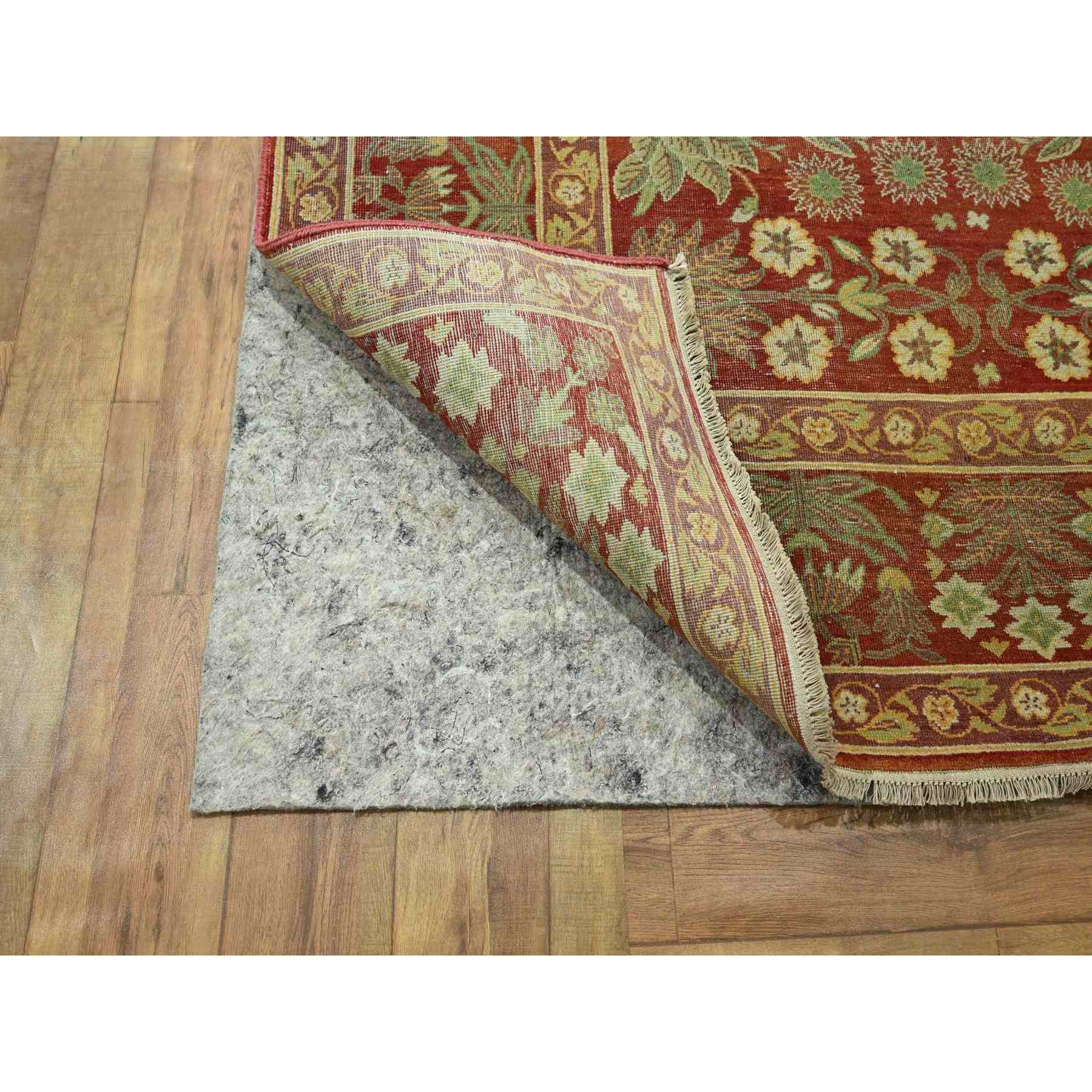 Oushak-And-Peshawar-Hand-Knotted-Rug-381730