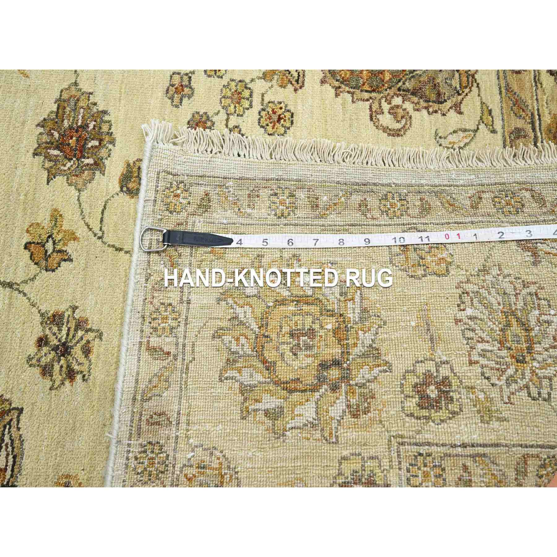 Oushak-And-Peshawar-Hand-Knotted-Rug-381775
