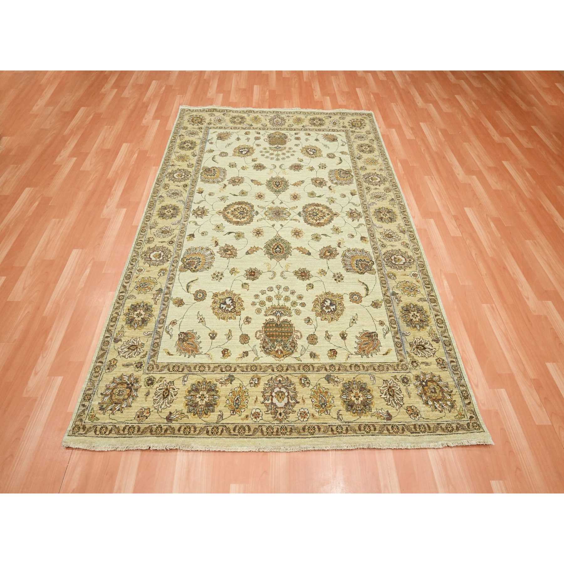 Oushak-And-Peshawar-Hand-Knotted-Rug-381780